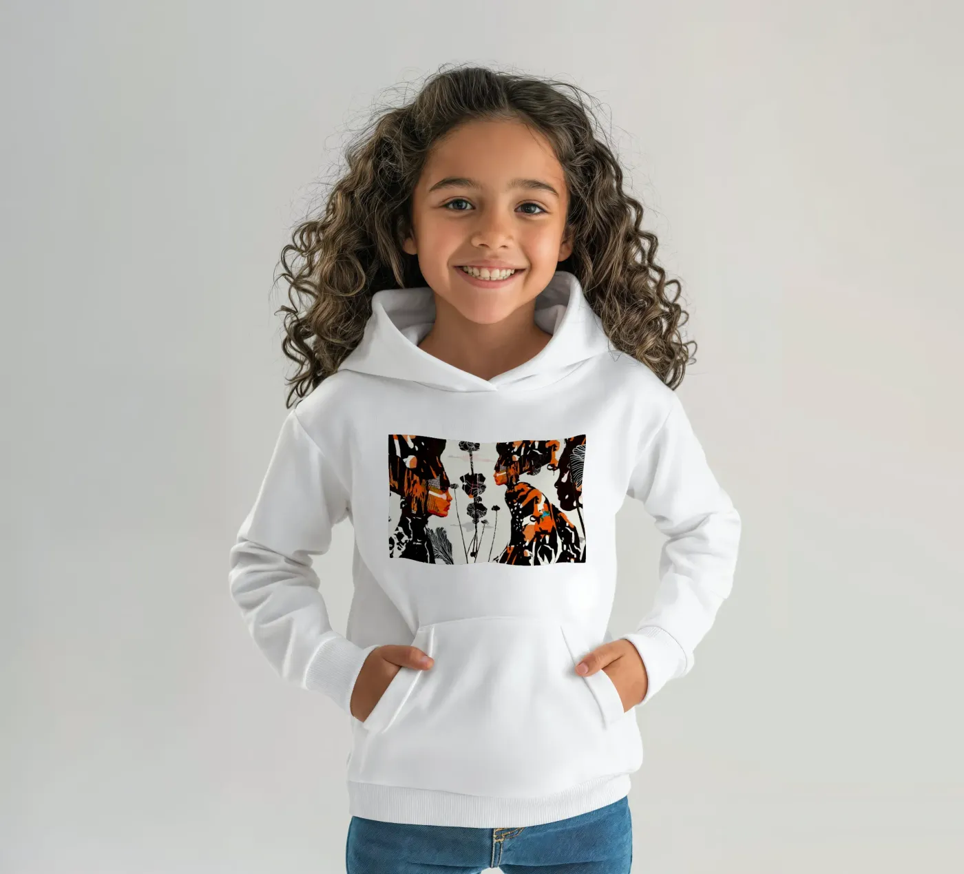 flamingo eclipse kinder hoodie van Giulio Iurissevich