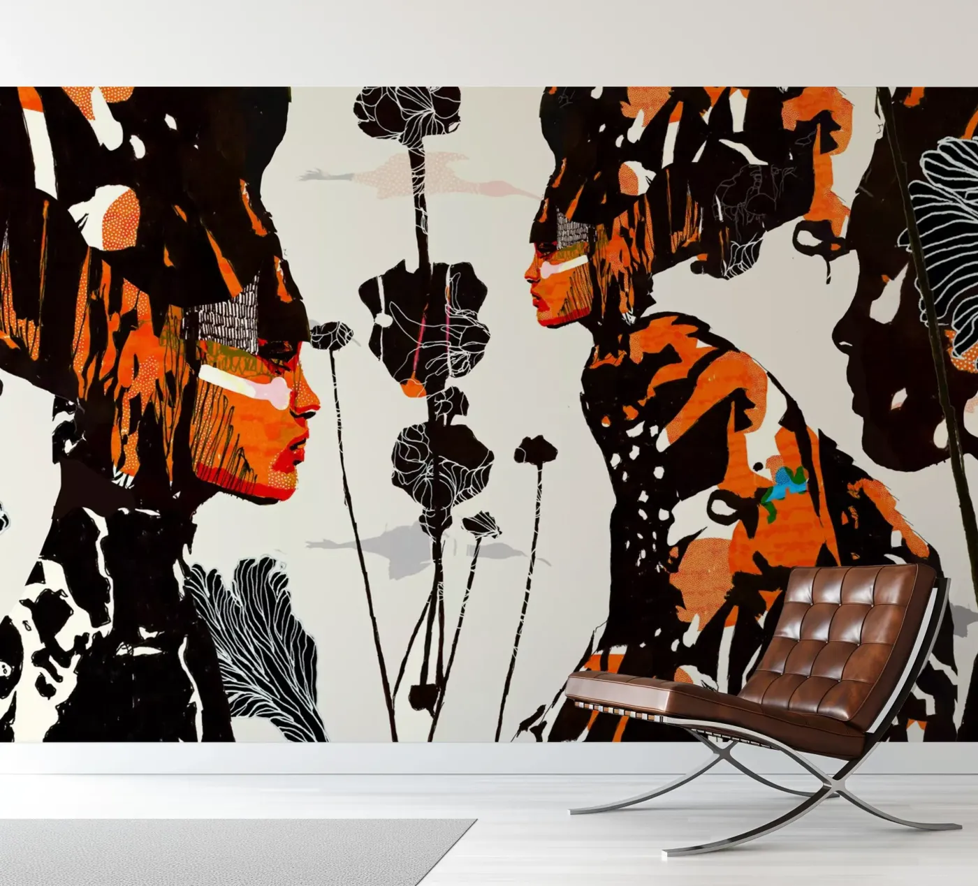 flamingo eclipse Fototapete von Giulio Iurissevich