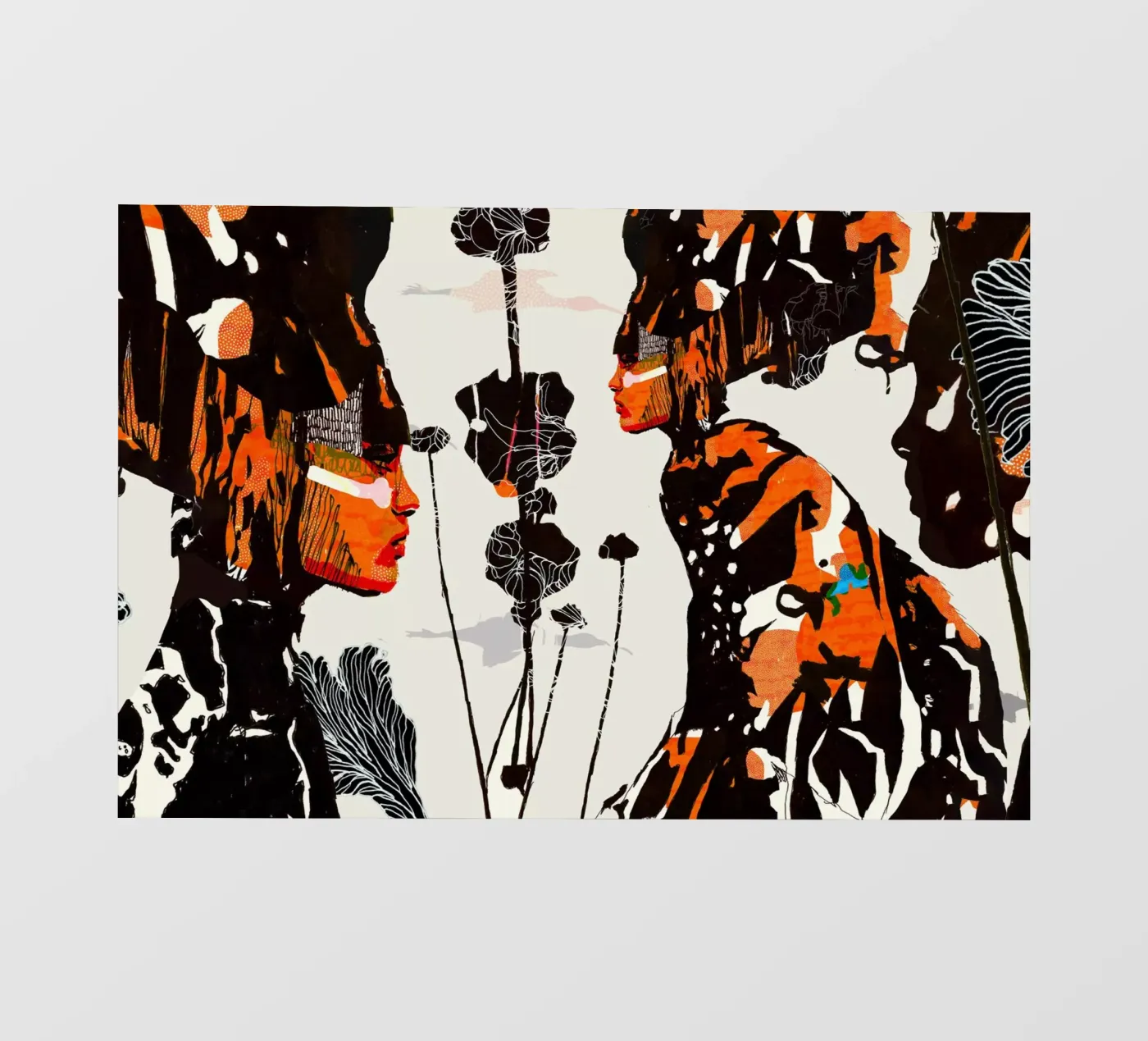 flamingo eclipse PVC Plane von Giulio Iurissevich