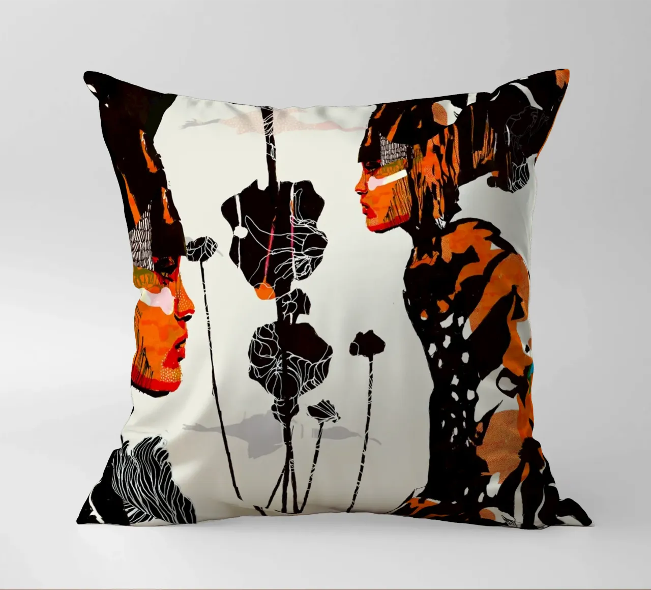 flamingo eclipse cuscino da Giulio Iurissevich