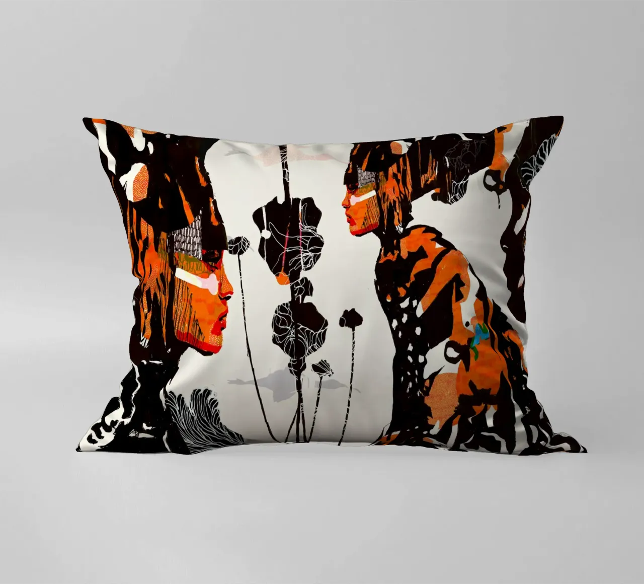 flamingo eclipse cuscino da Giulio Iurissevich