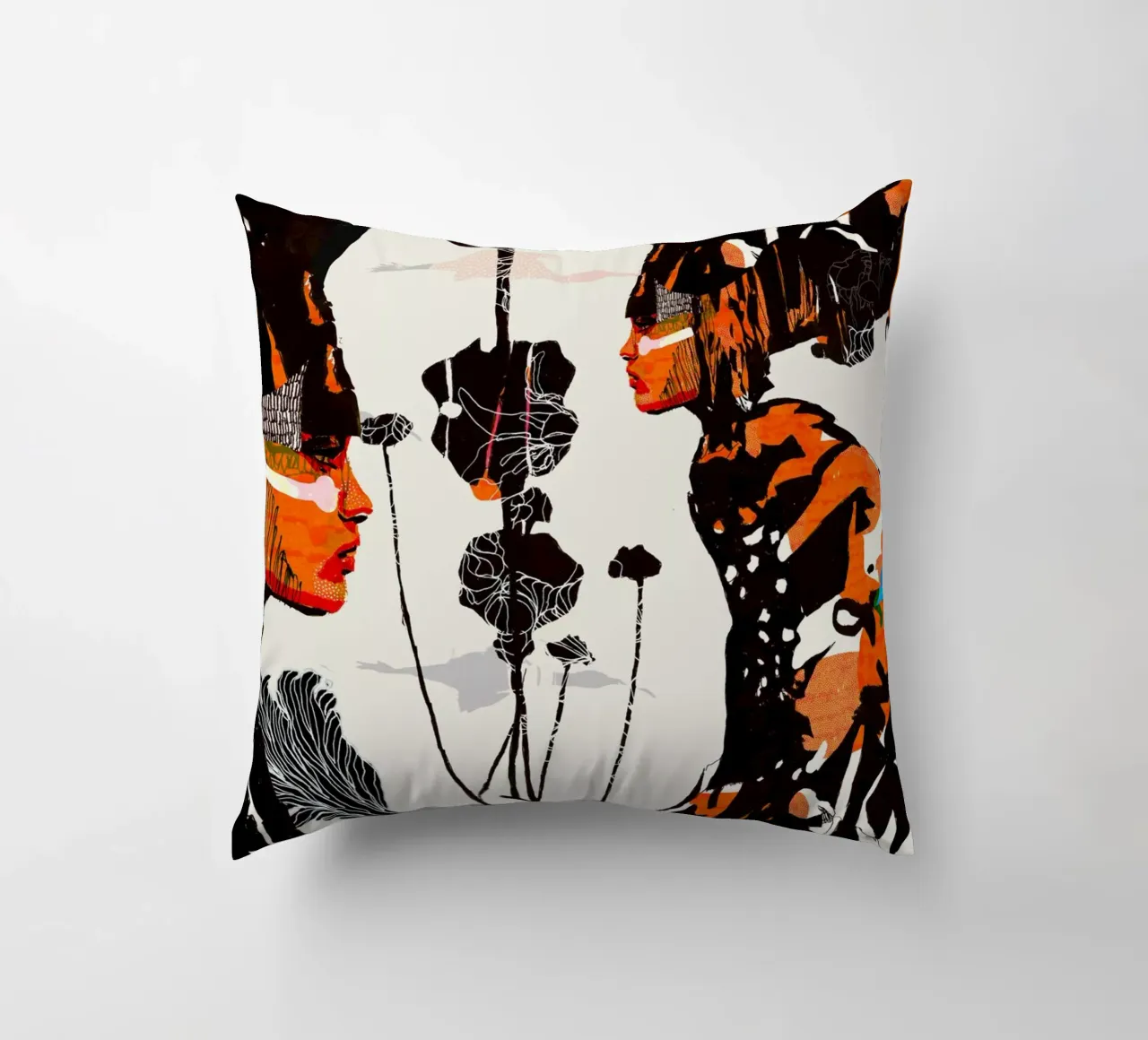 flamingo eclipse cuscino da Giulio Iurissevich