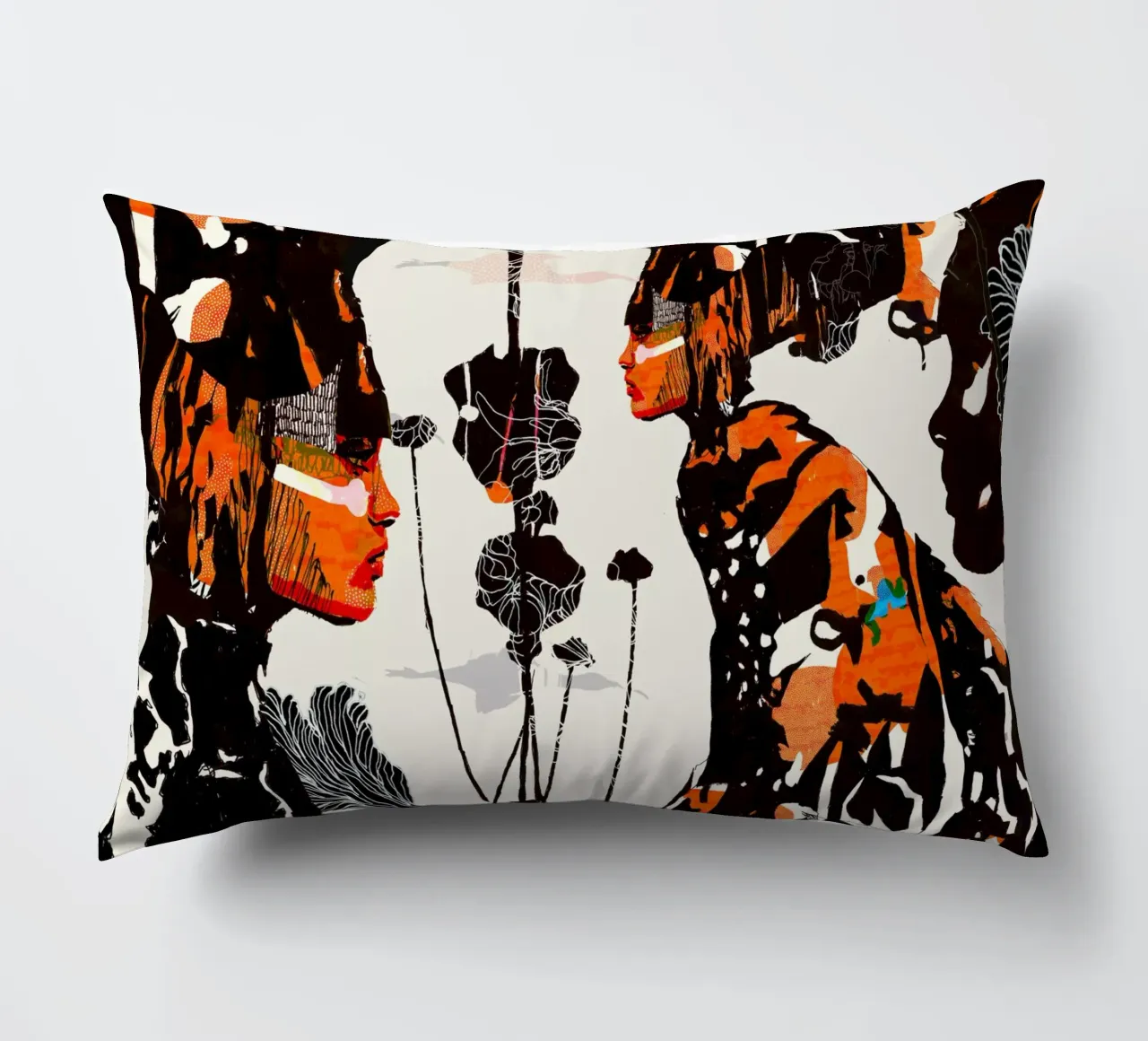 flamingo eclipse cuscino da Giulio Iurissevich