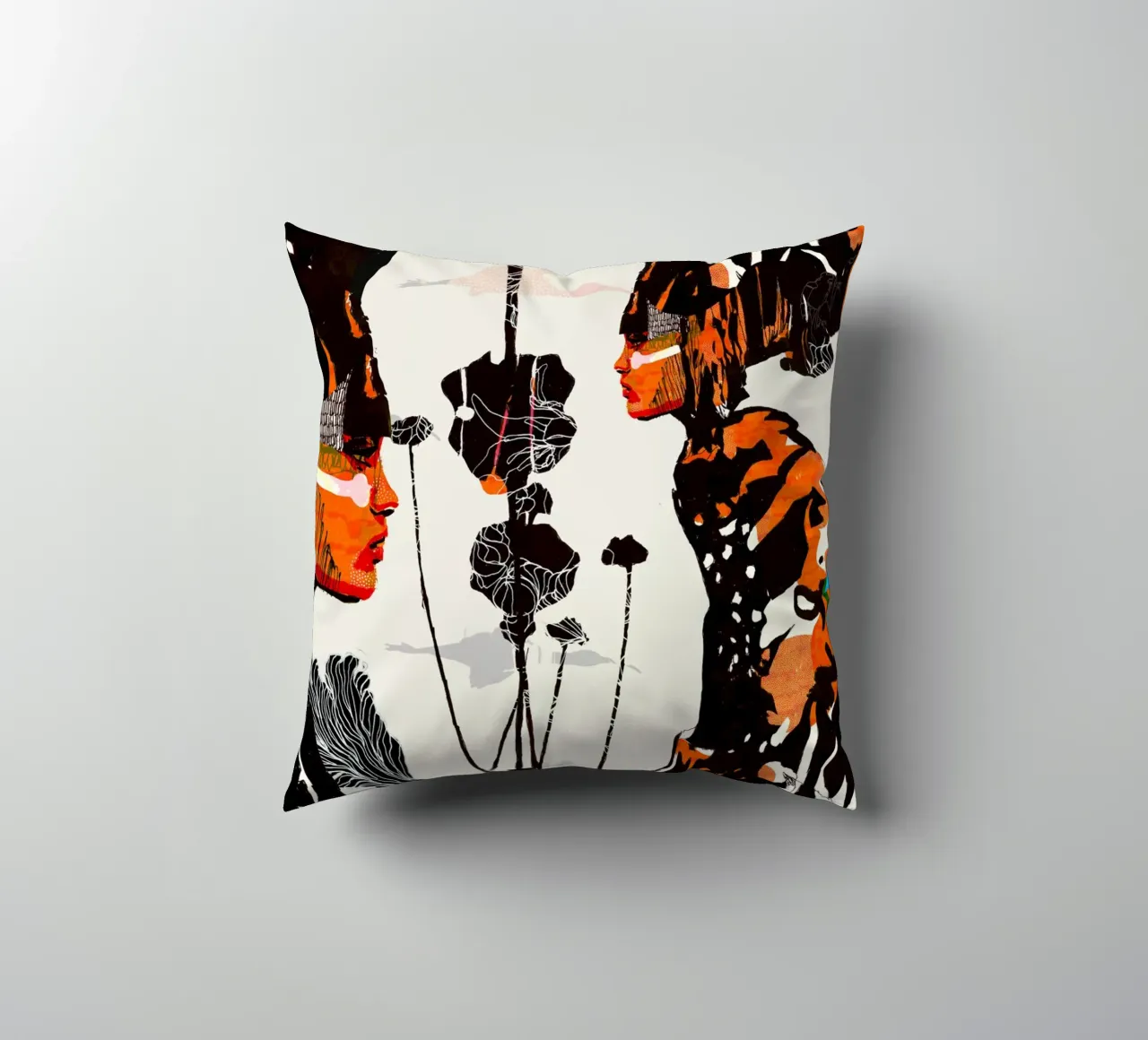 flamingo eclipse cuscino da Giulio Iurissevich