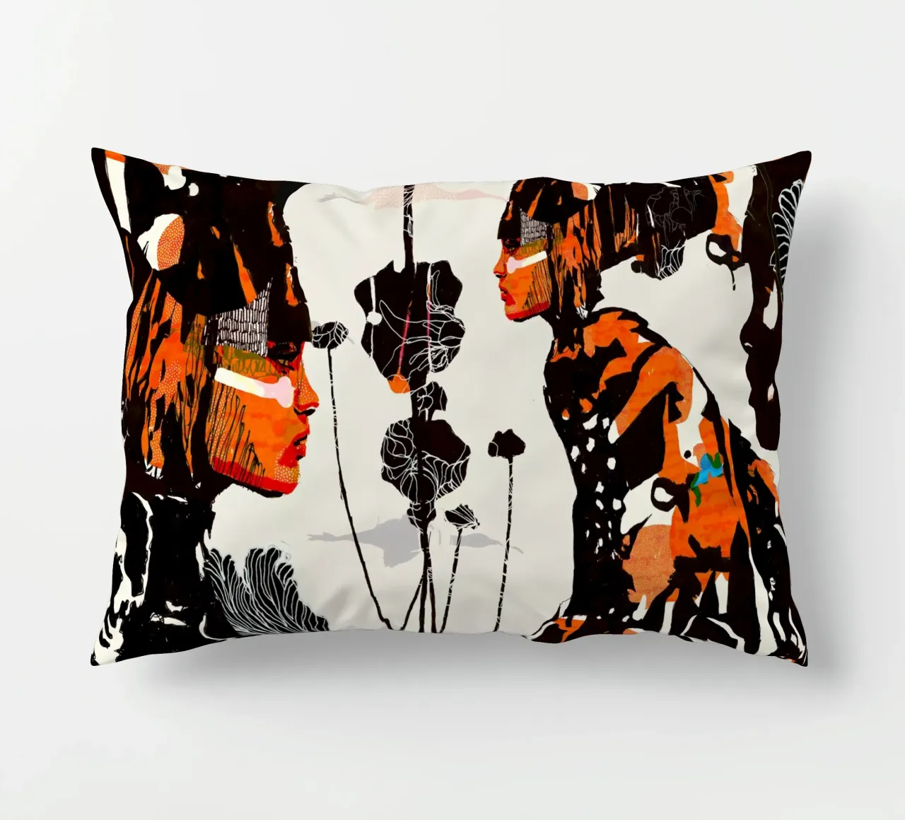 flamingo eclipse cuscino da Giulio Iurissevich