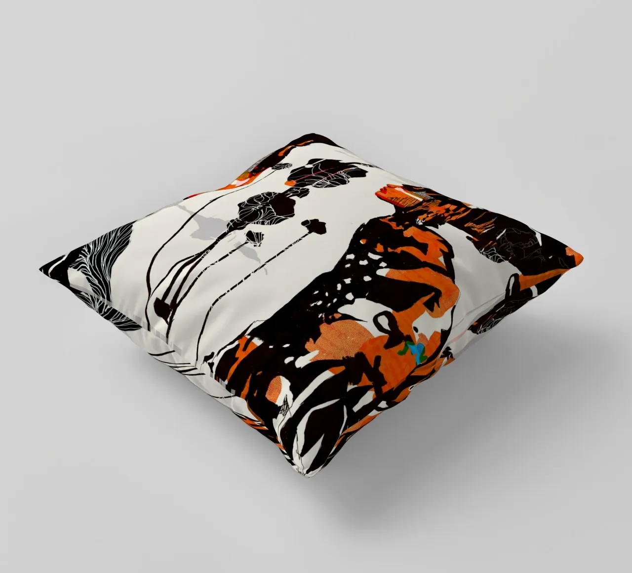 flamingo eclipse cuscino da Giulio Iurissevich