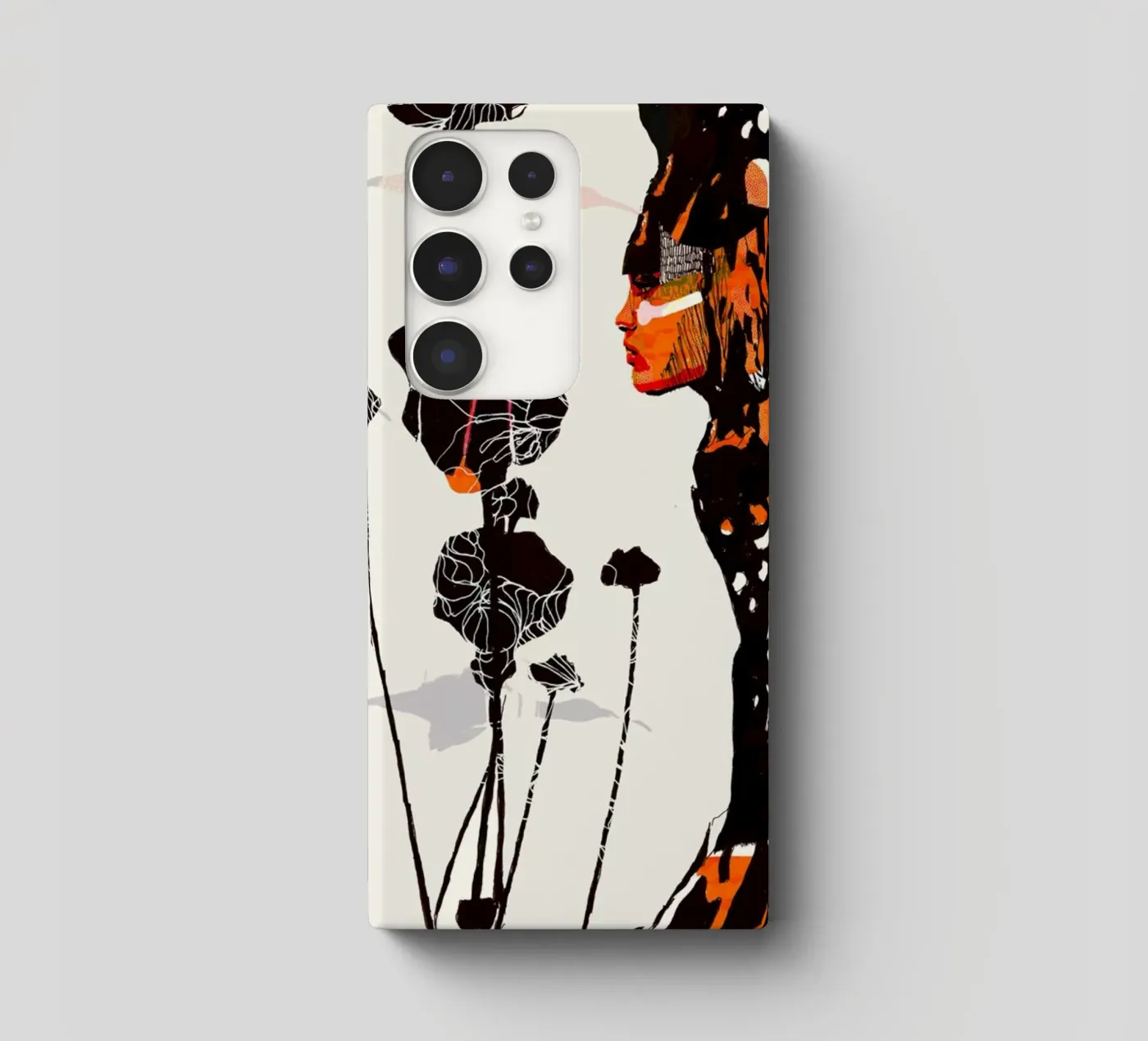 flamingo eclipse samsung phone case by Giulio Iurissevich