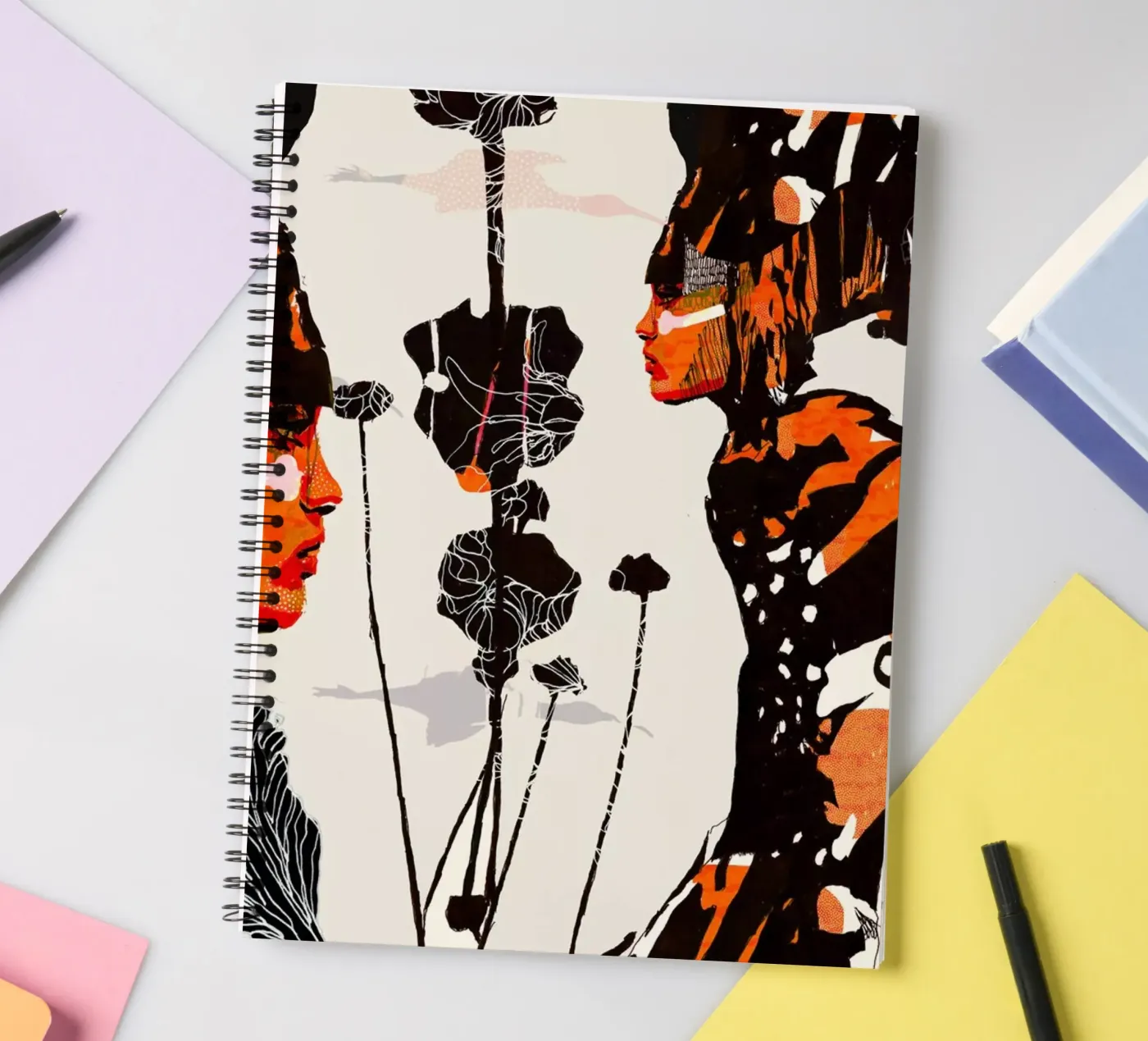 flamingo eclipse Ringbuch von Giulio Iurissevich