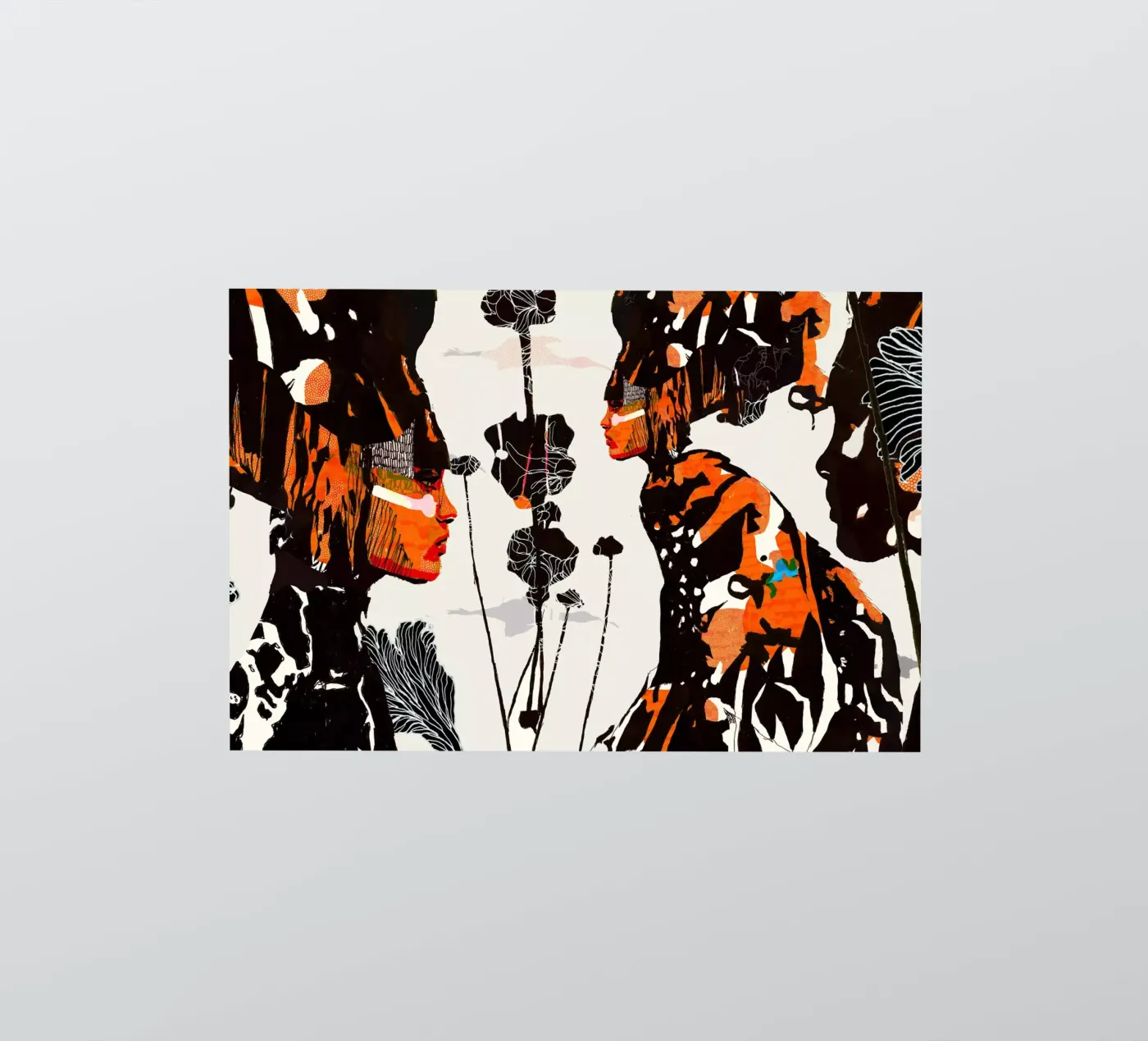 flamingo eclipse Sticker von Giulio Iurissevich