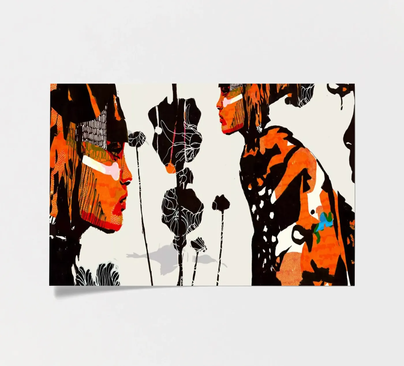 flamingo eclipse foglio adesivo da Giulio Iurissevich