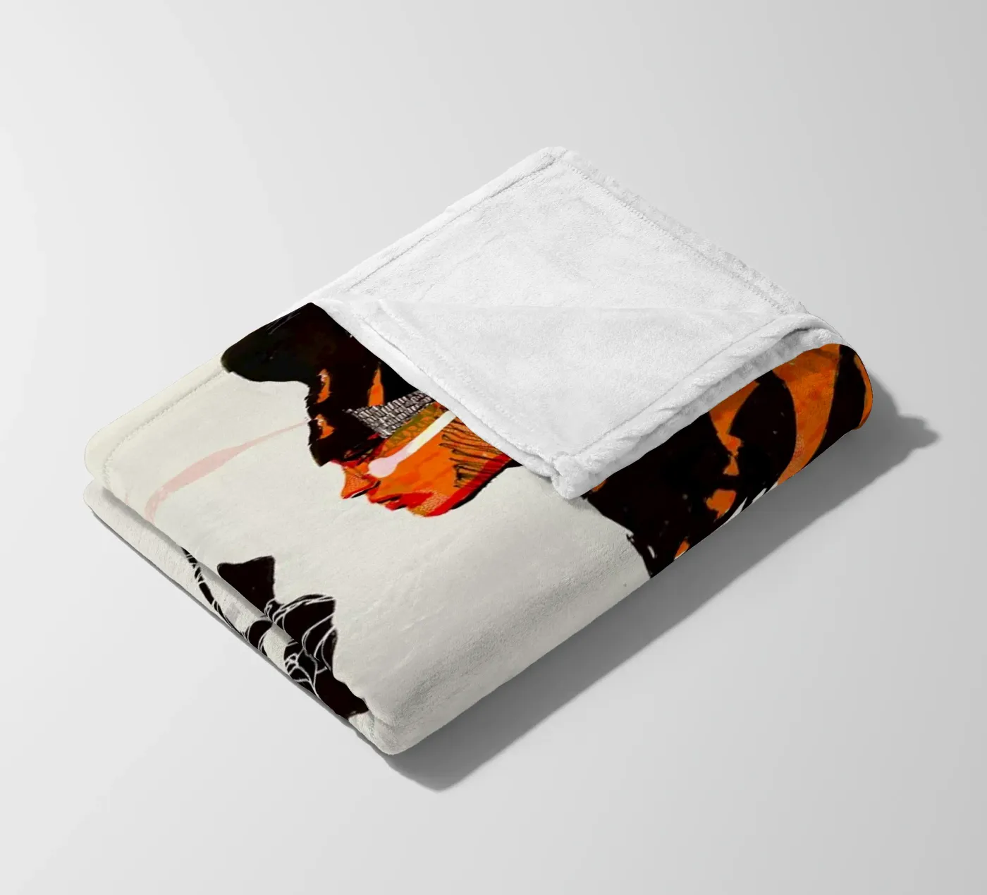 flamingo eclipse Fleecedecke von Giulio Iurissevich