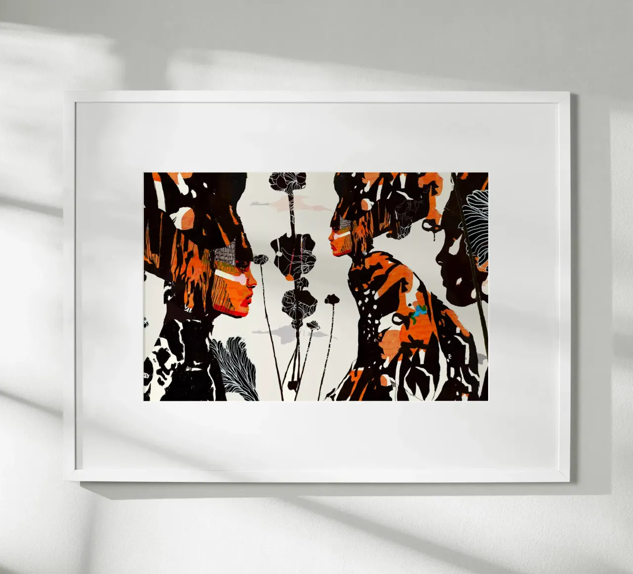 flamingo eclipse poster van Giulio Iurissevich