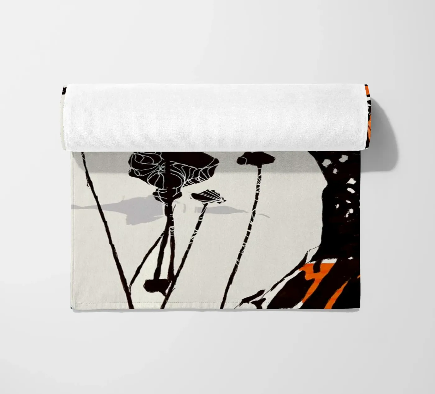 flamingo eclipse strandhanddoek van Giulio Iurissevich