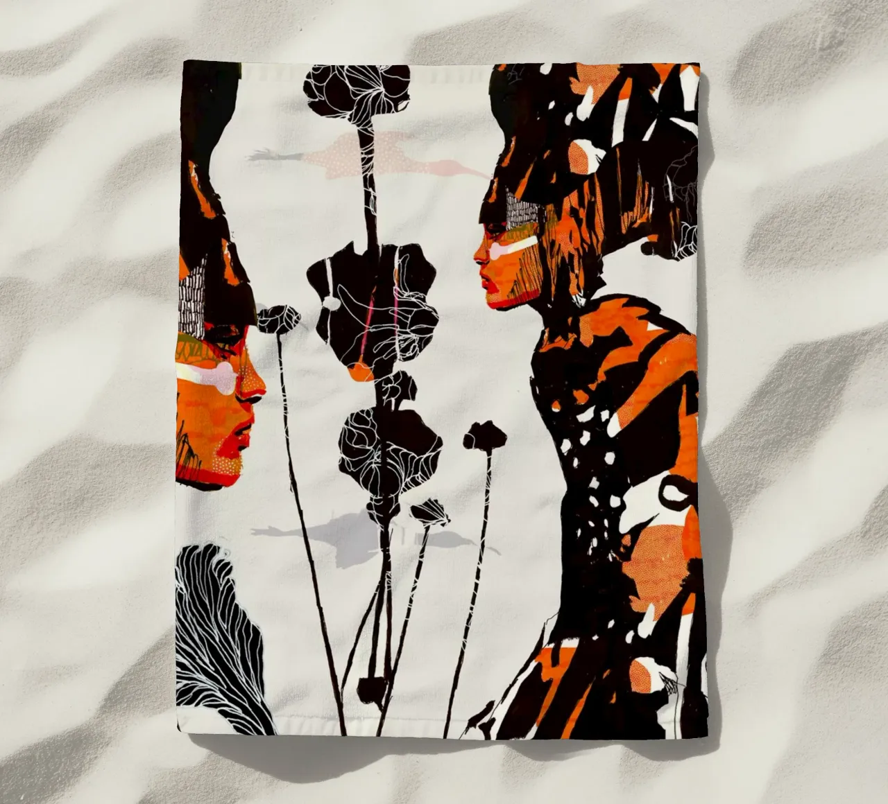 flamingo eclipse telo mare da Giulio Iurissevich