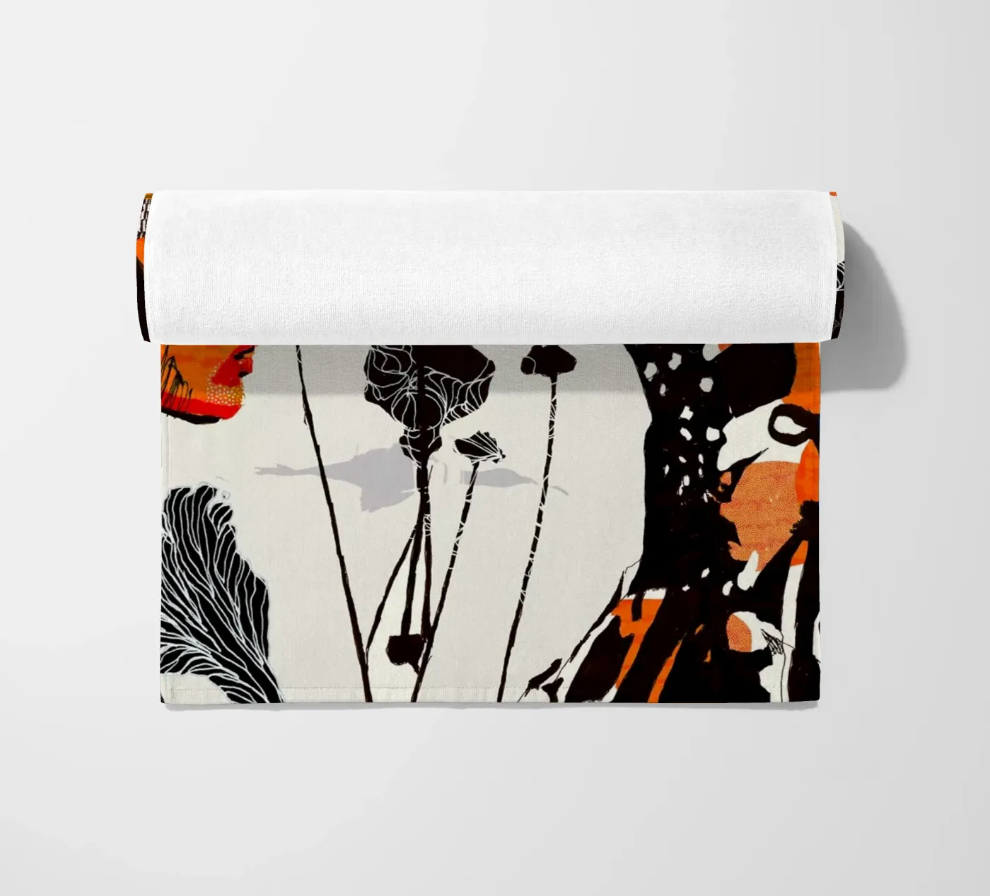 flamingo eclipse strandhanddoek van Giulio Iurissevich