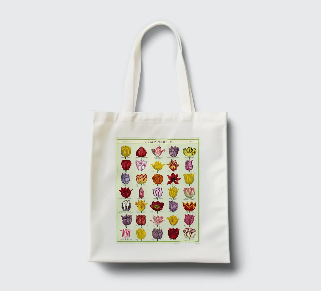 tulip garden tote bag by Graham Robertson