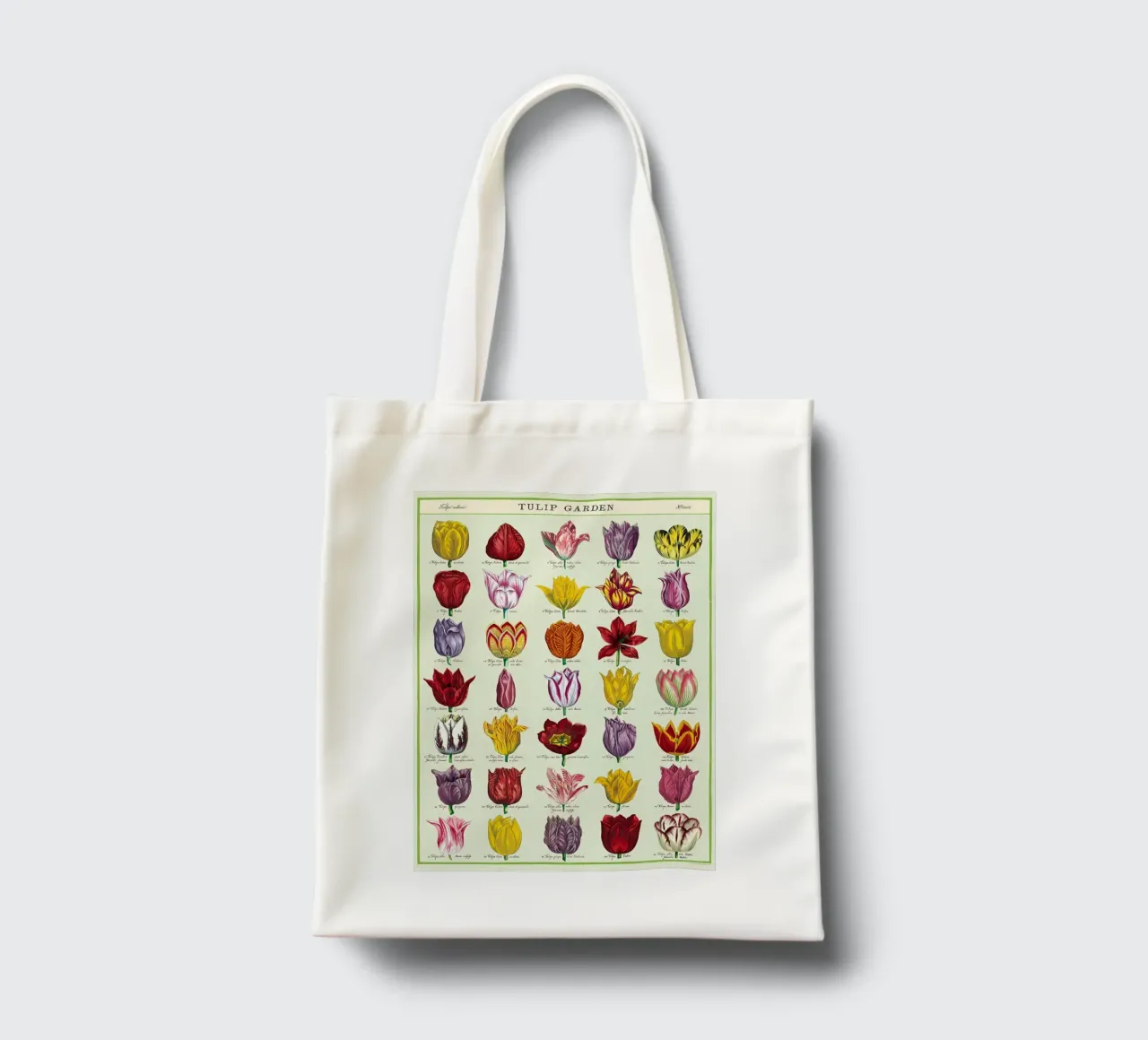 tulip garden tote bag by Graham Robertson