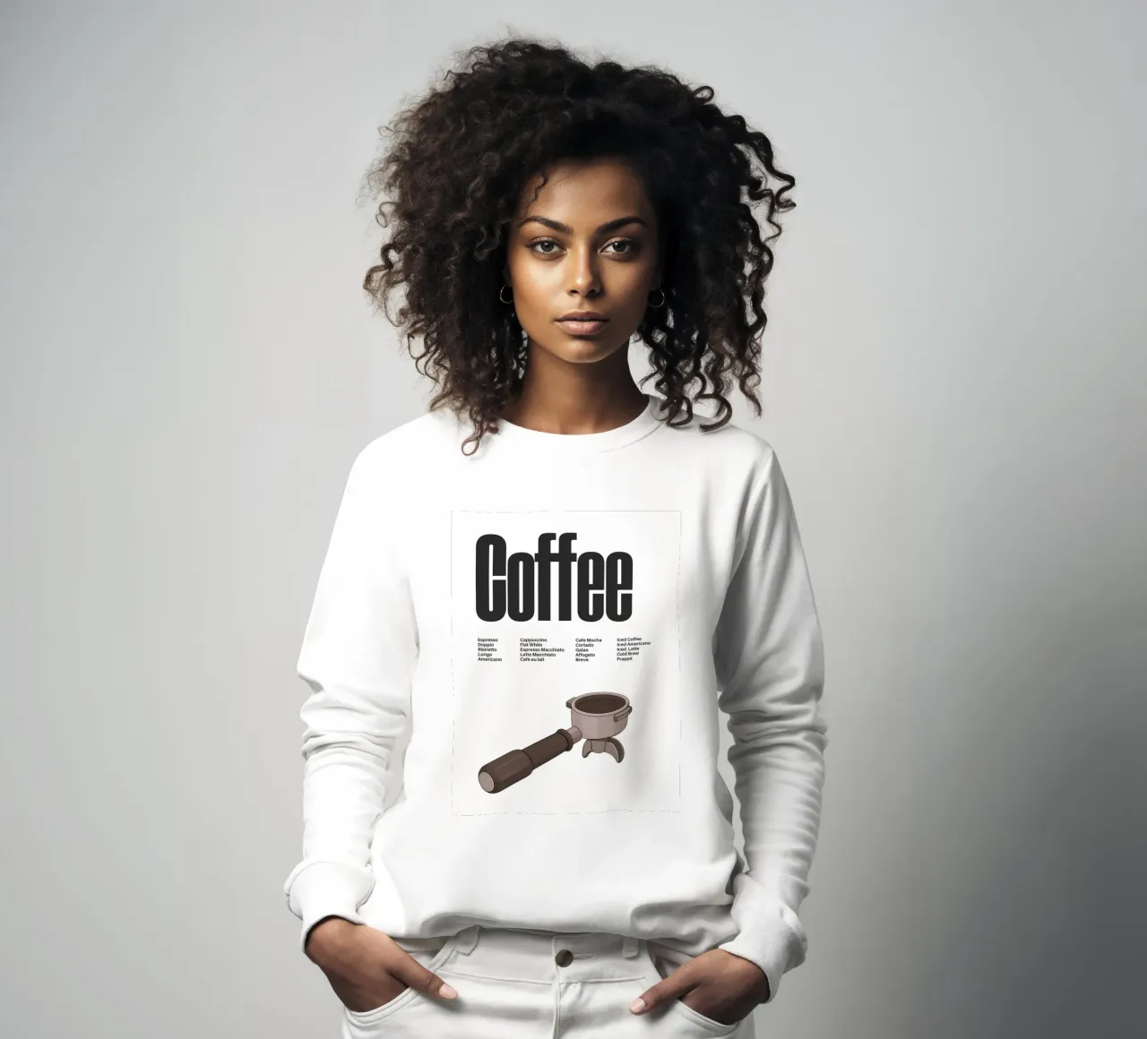 Coffee Variations II felpa da Diesdas Ananas Design