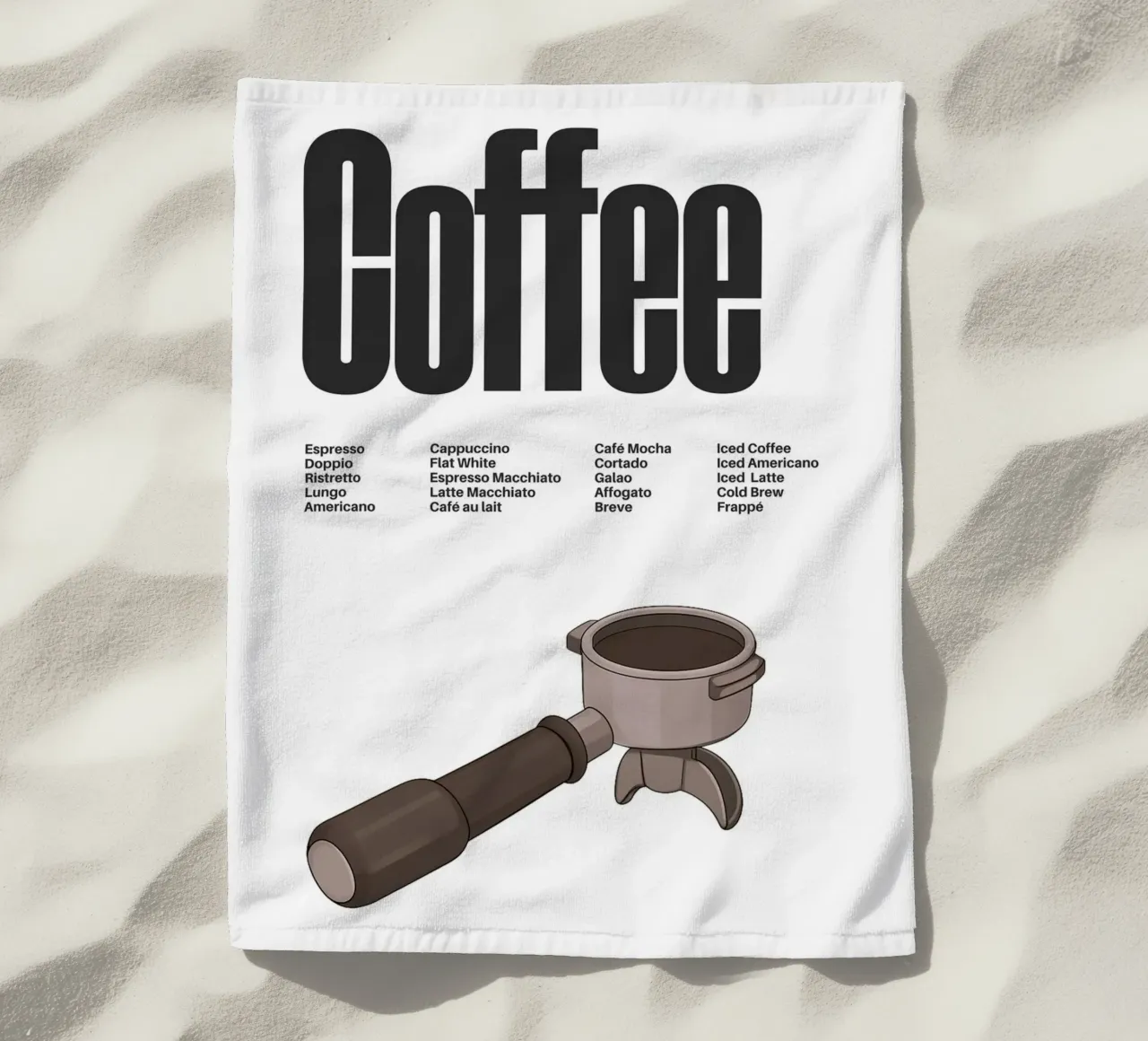 Coffee Variations II telo mare da Diesdas Ananas Design