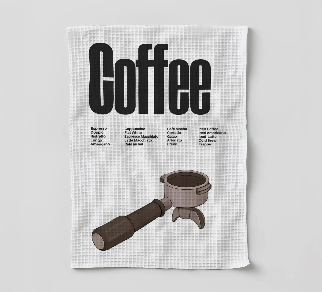 Coffee Variations II canovaccio da cucina da Diesdas Ananas Design