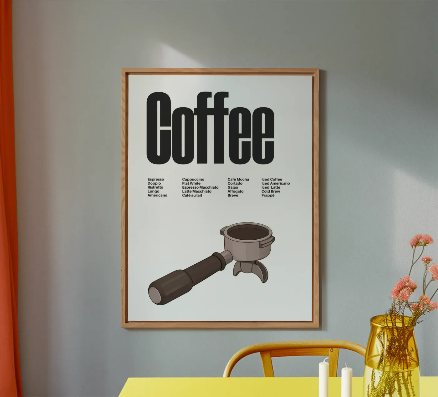 Coffee Variations II alluminio dibond da Diesdas Ananas Design