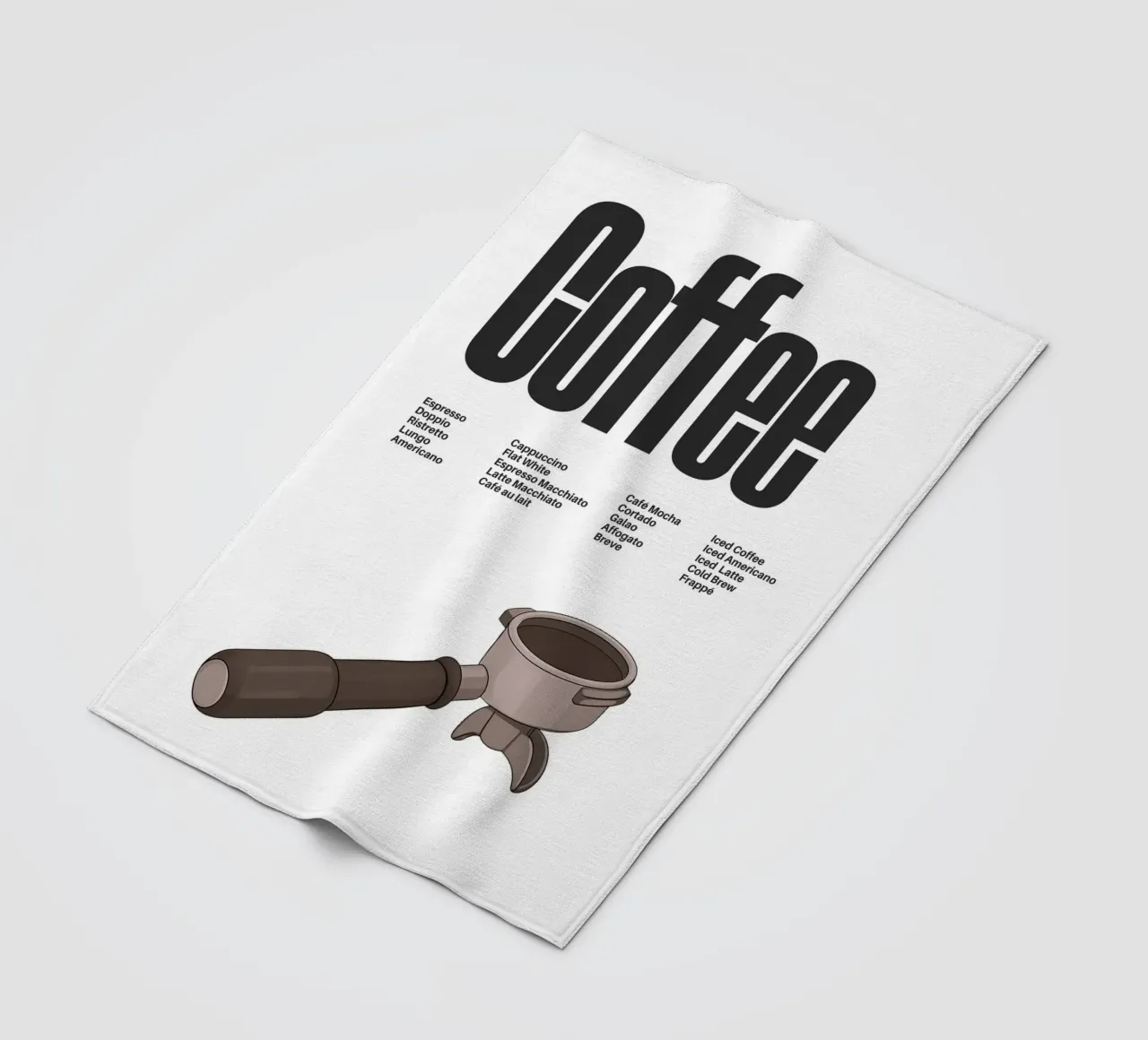 Coffee Variations II coperta in pile da Diesdas Ananas Design