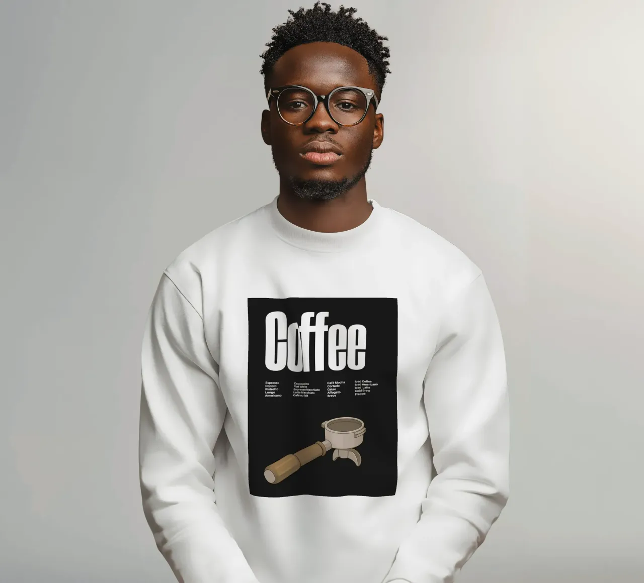 Coffee Variations III felpa da Diesdas Ananas Design