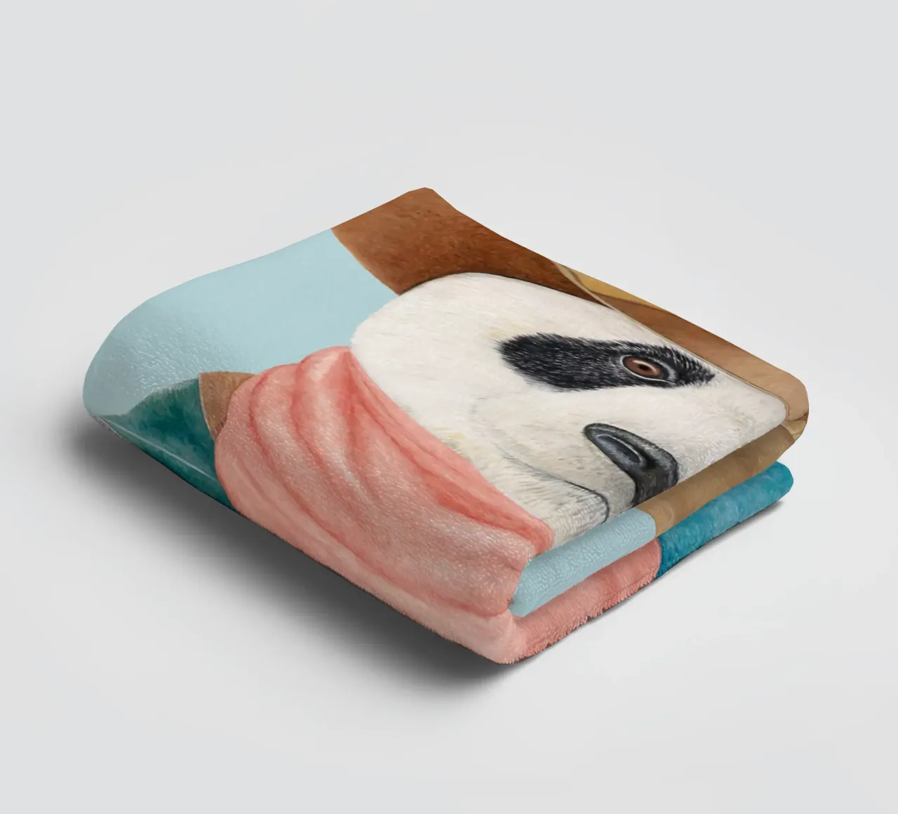 Panda Cowboy asciugamano da bagno da Animal Crew