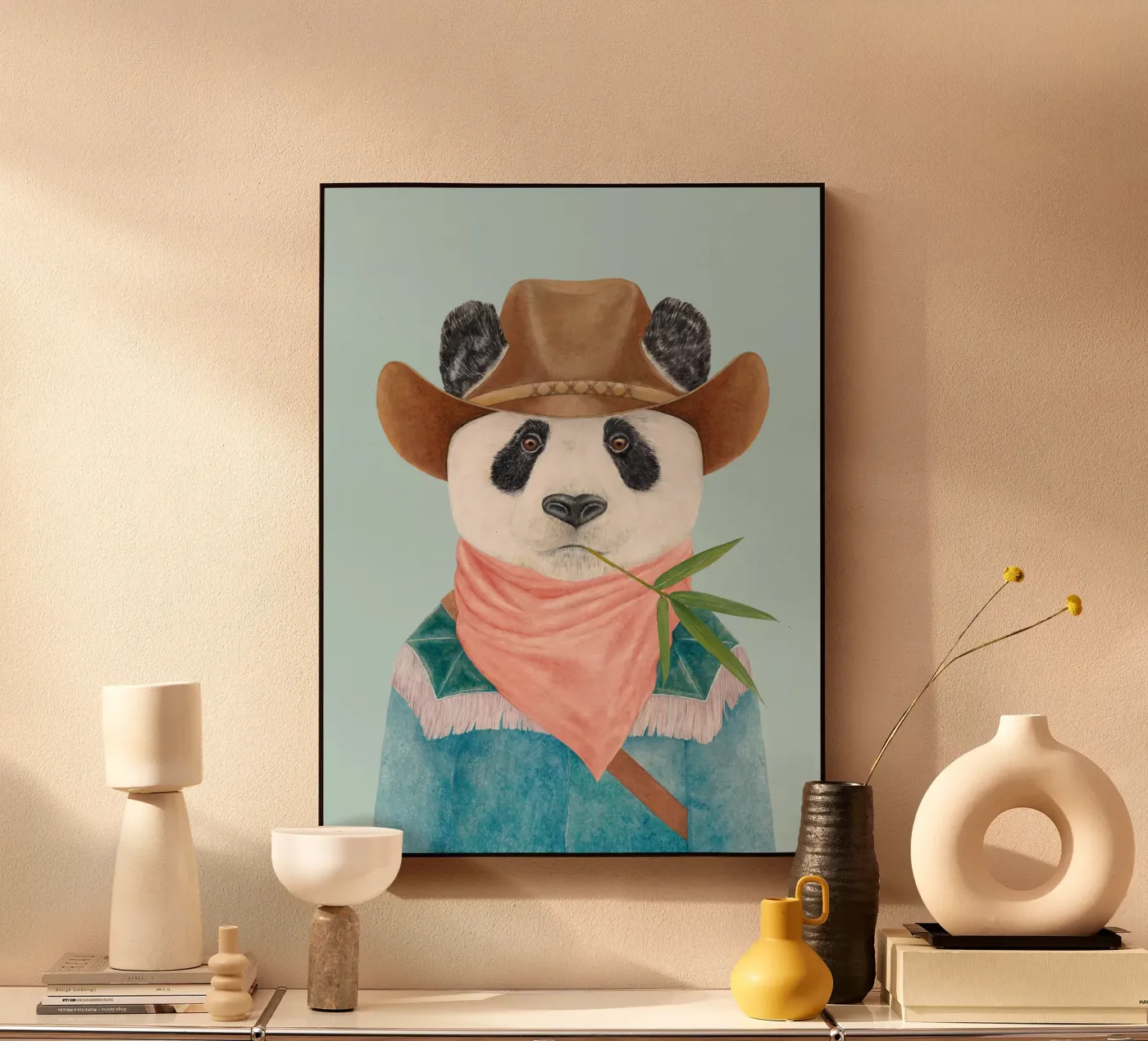 Panda Cowboy plexiglass da Animal Crew