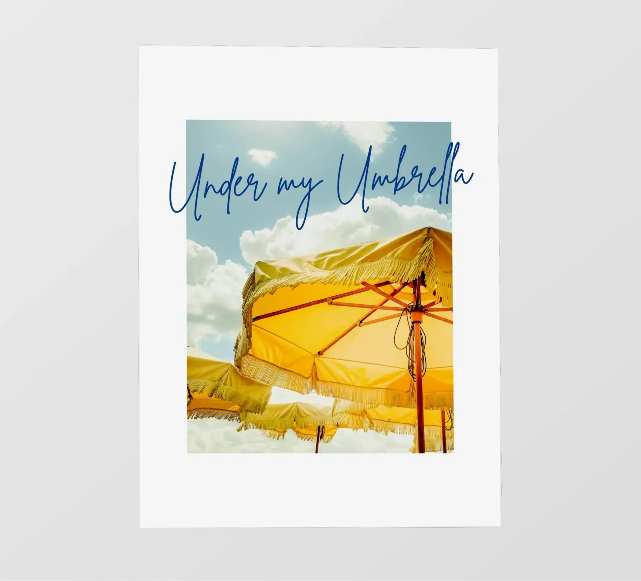 Under my umbrella telo in pvc da Diesdas Ananas Design