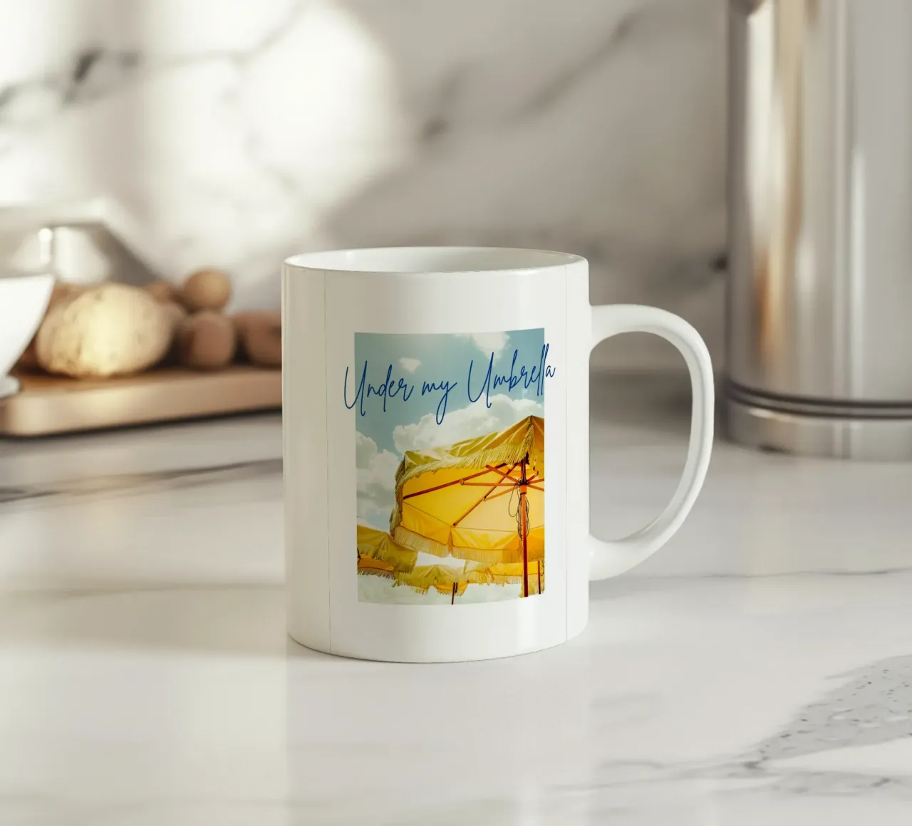 Under my umbrella tazza in ceramica da Diesdas Ananas Design