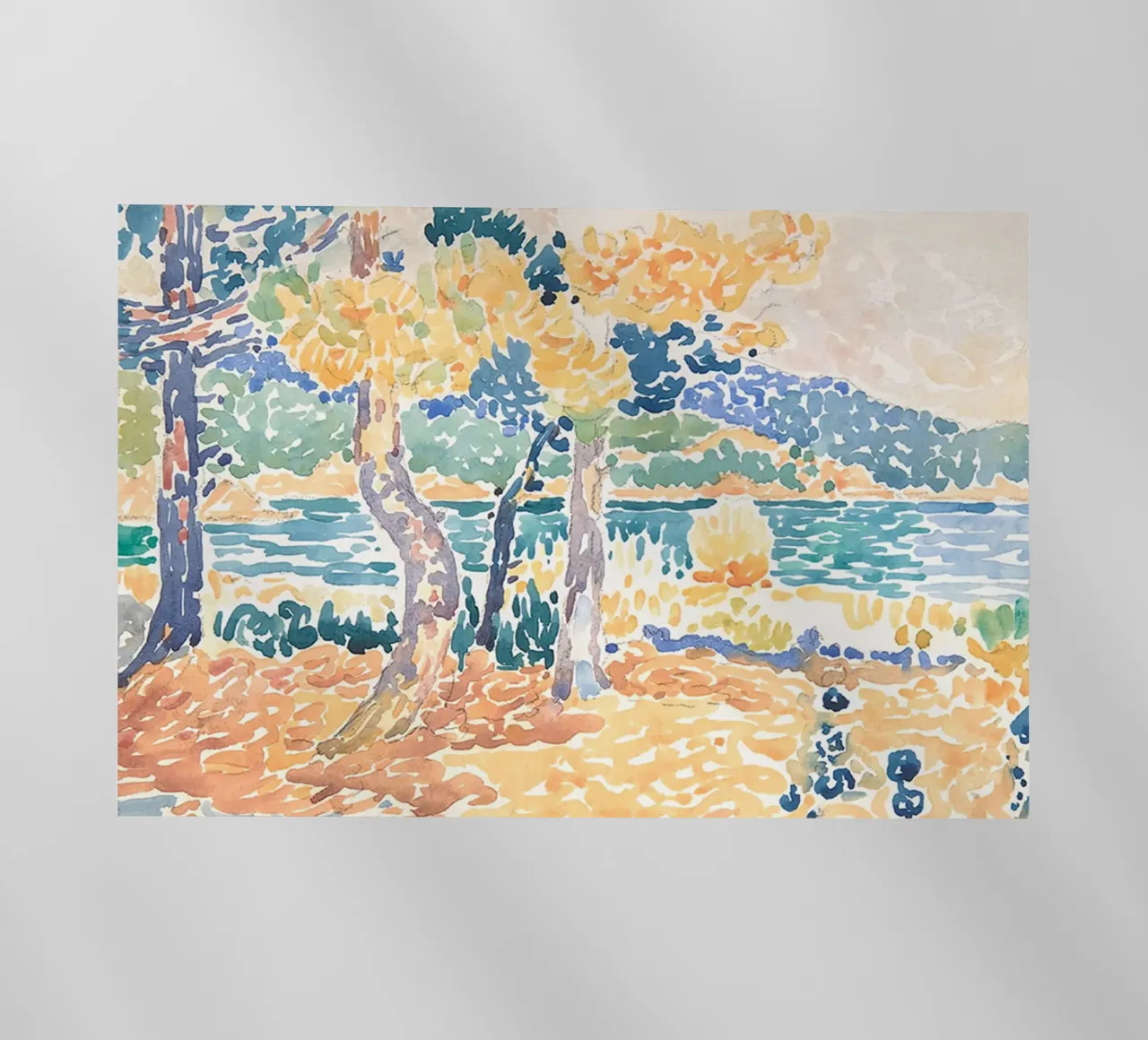 alberi acqua pellicola backlit da Graham Robertson
