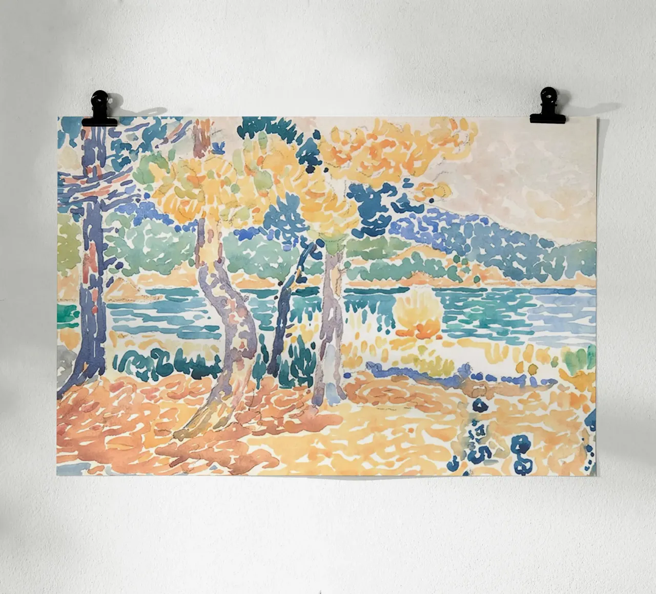 alberi acqua poster da Graham Robertson