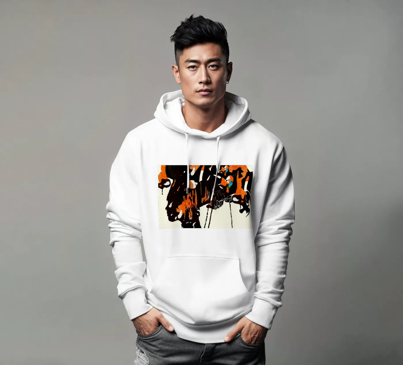 flamingo eclipse2 hoodie van Giulio Iurissevich