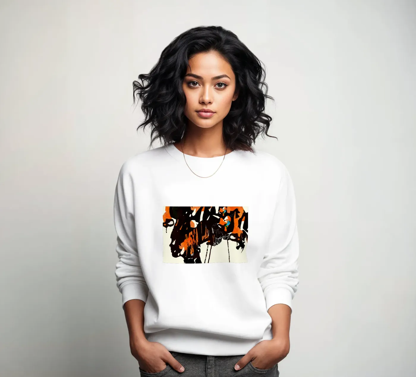 flamingo eclipse2 Sweatshirt von Giulio Iurissevich