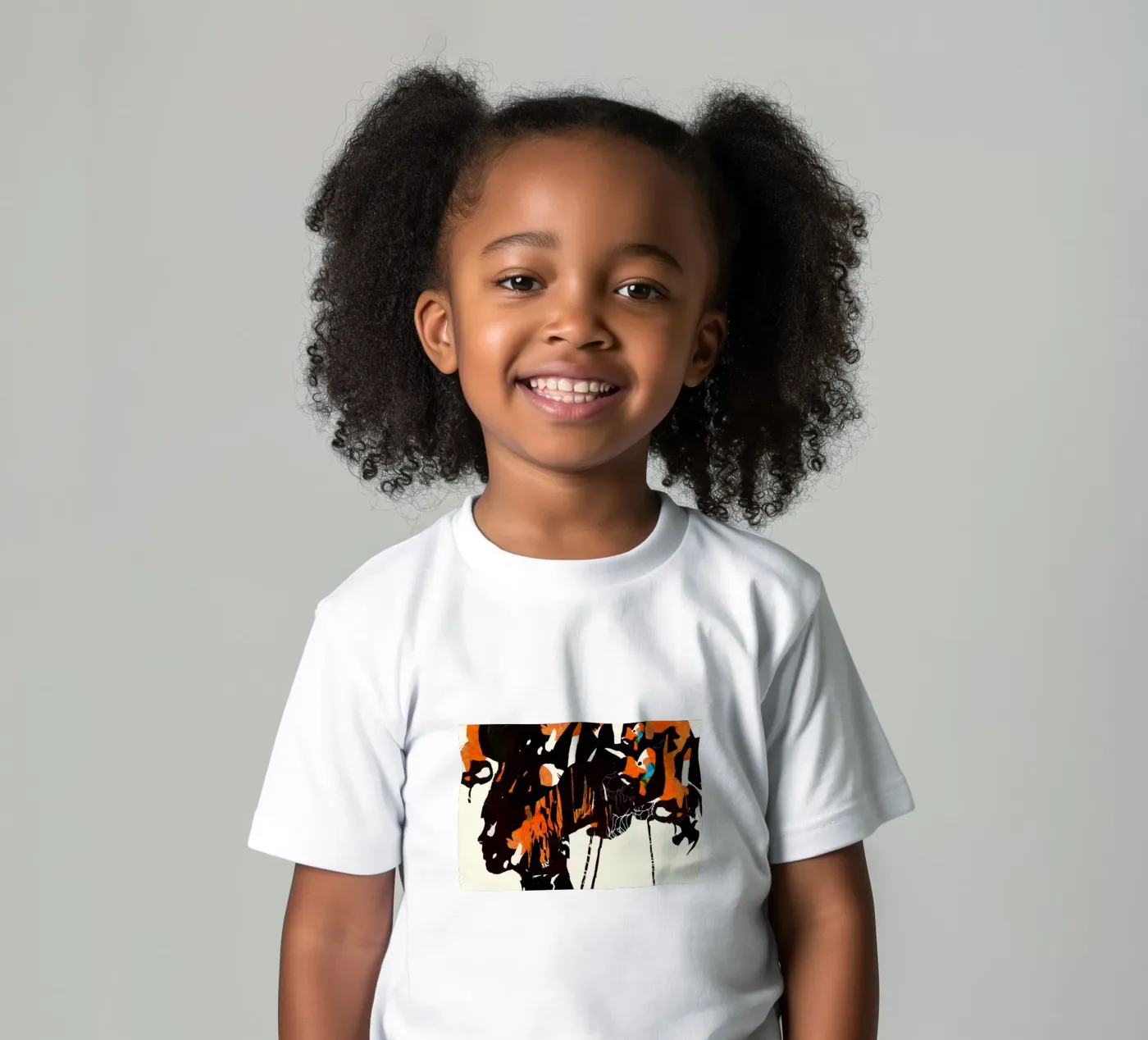 flamingo eclipse2 kids t-shirt by Giulio Iurissevich