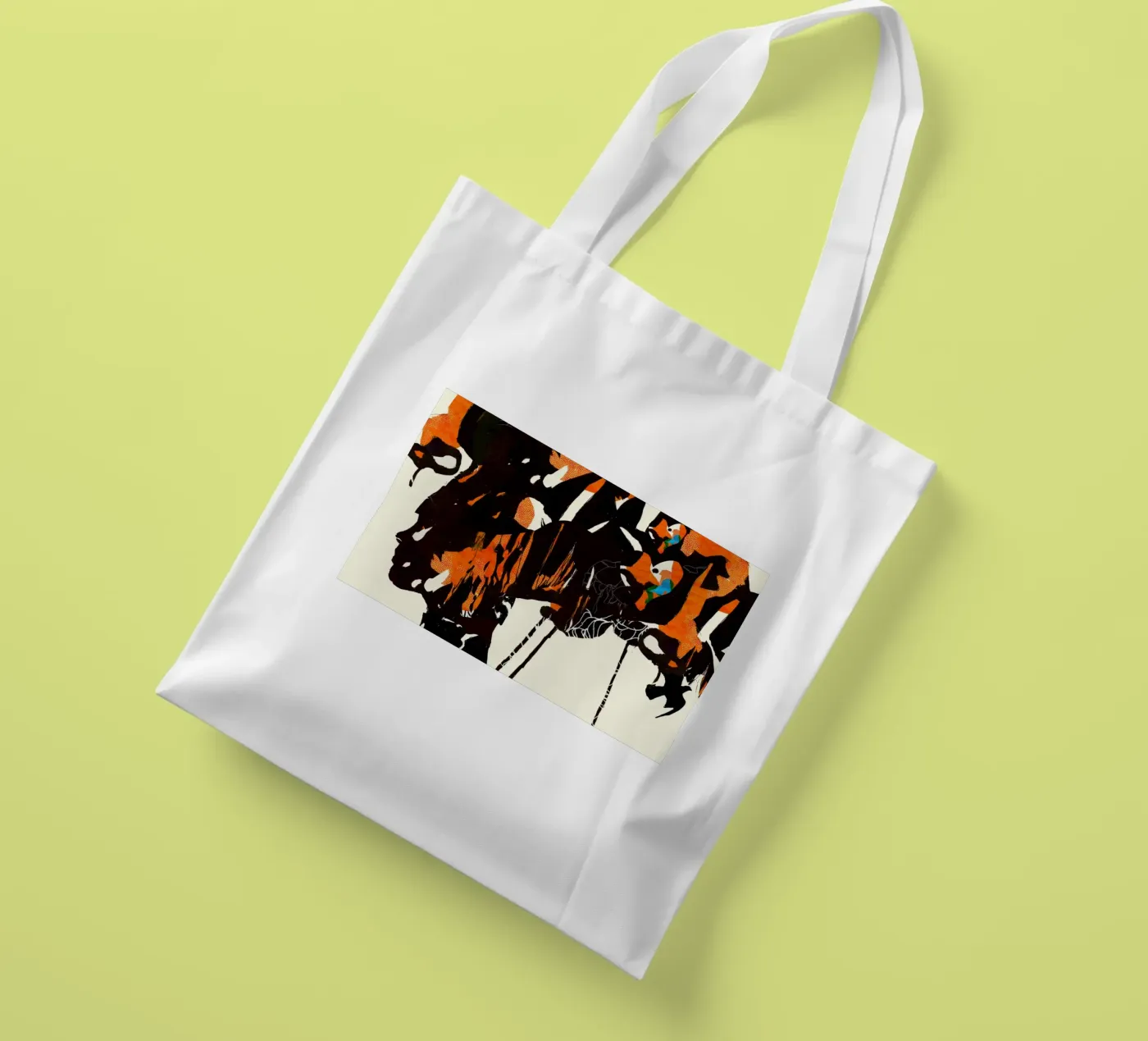 flamingo eclipse2 tote bag by Giulio Iurissevich