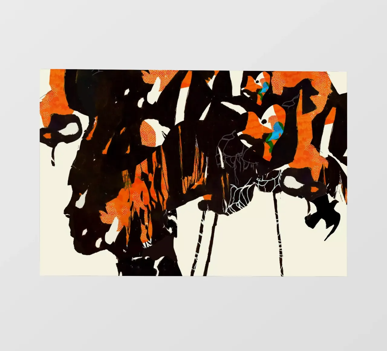 flamingo eclips2 fotobehang van Giulio Iurissevich