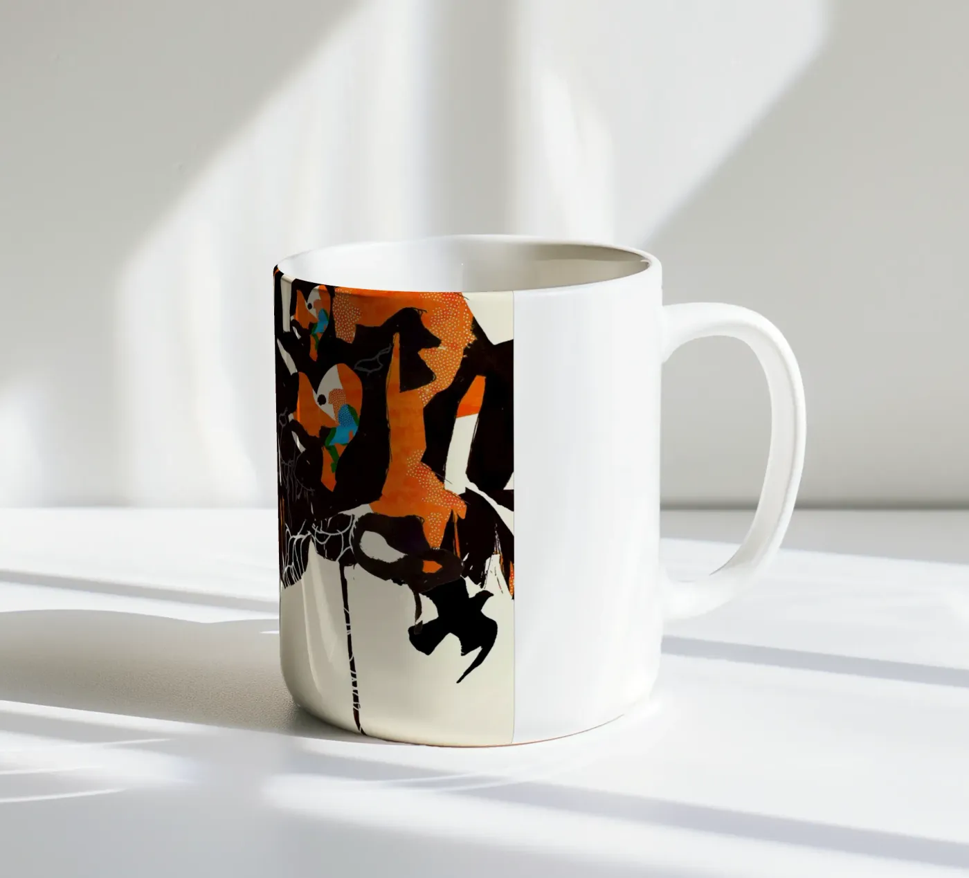 flamingo eclipse2 ceramic mug by Giulio Iurissevich