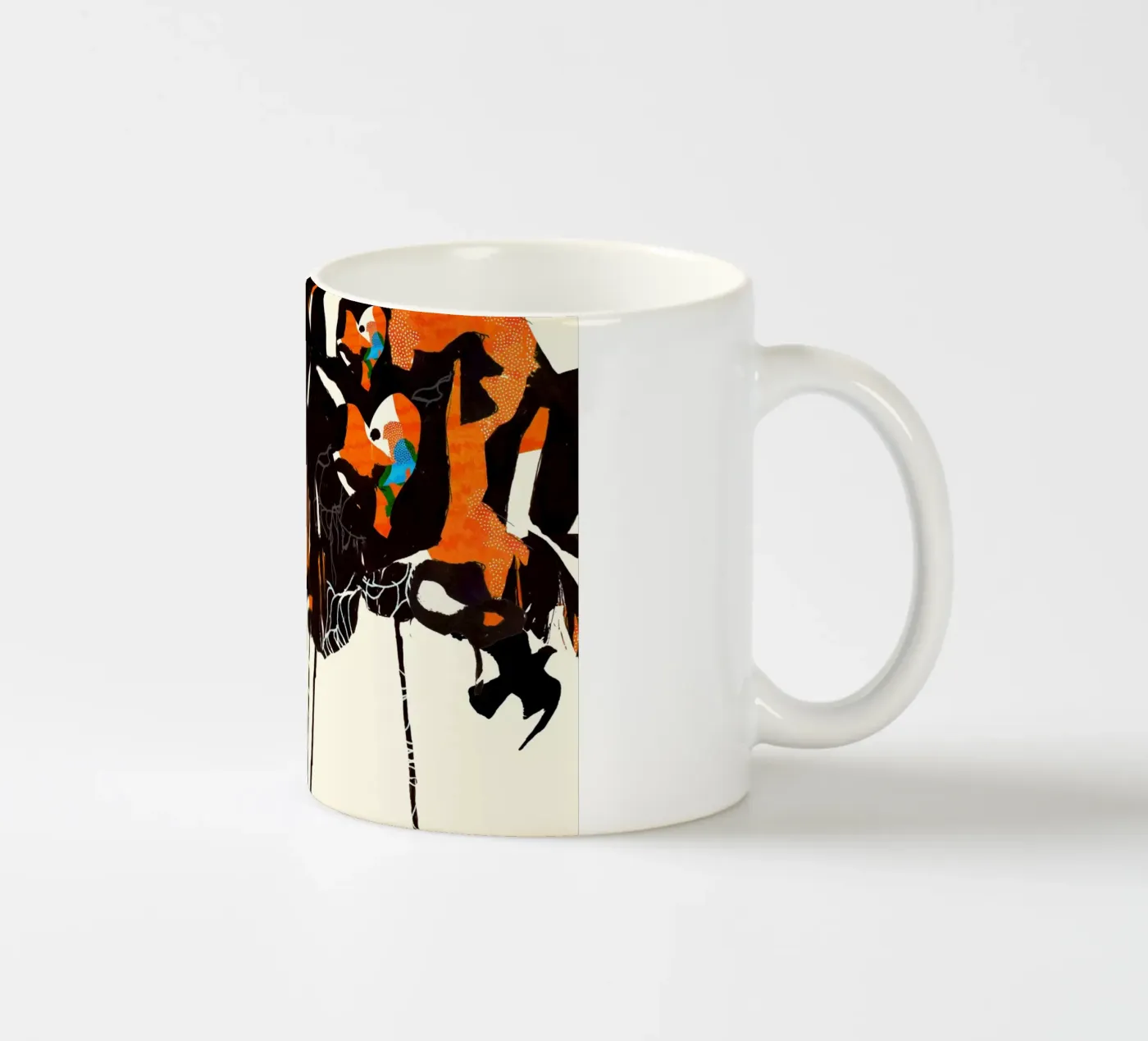 flamingo eclipse2 ceramic mug by Giulio Iurissevich
