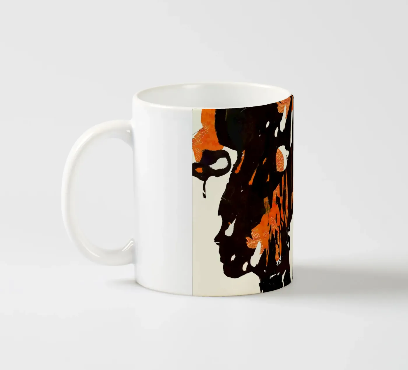 flamingo eclipse2 ceramic mug by Giulio Iurissevich