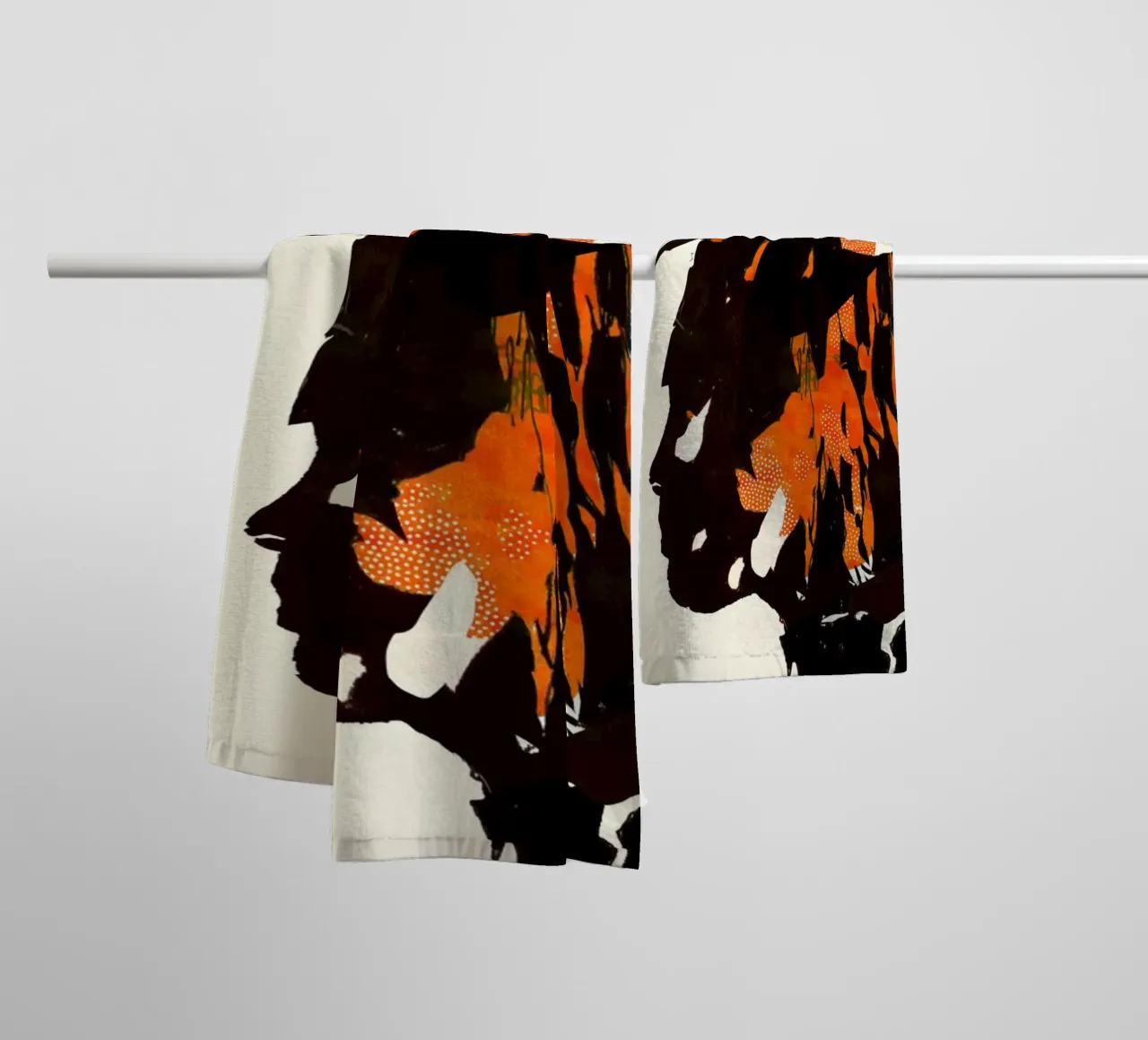 flamingo eclipse2 towel by Giulio Iurissevich