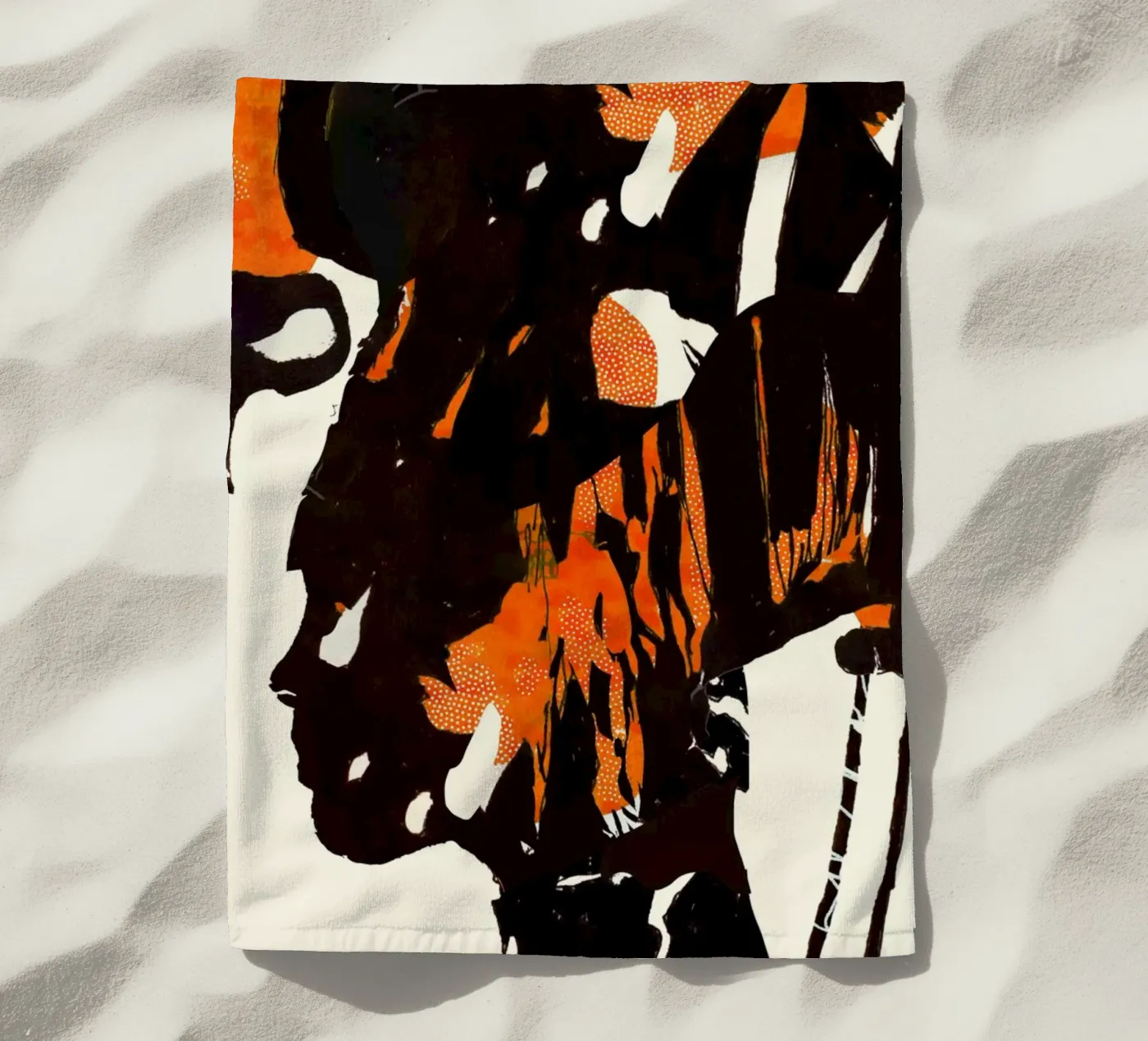 flamingo eclipse2 Strandtuch von Giulio Iurissevich