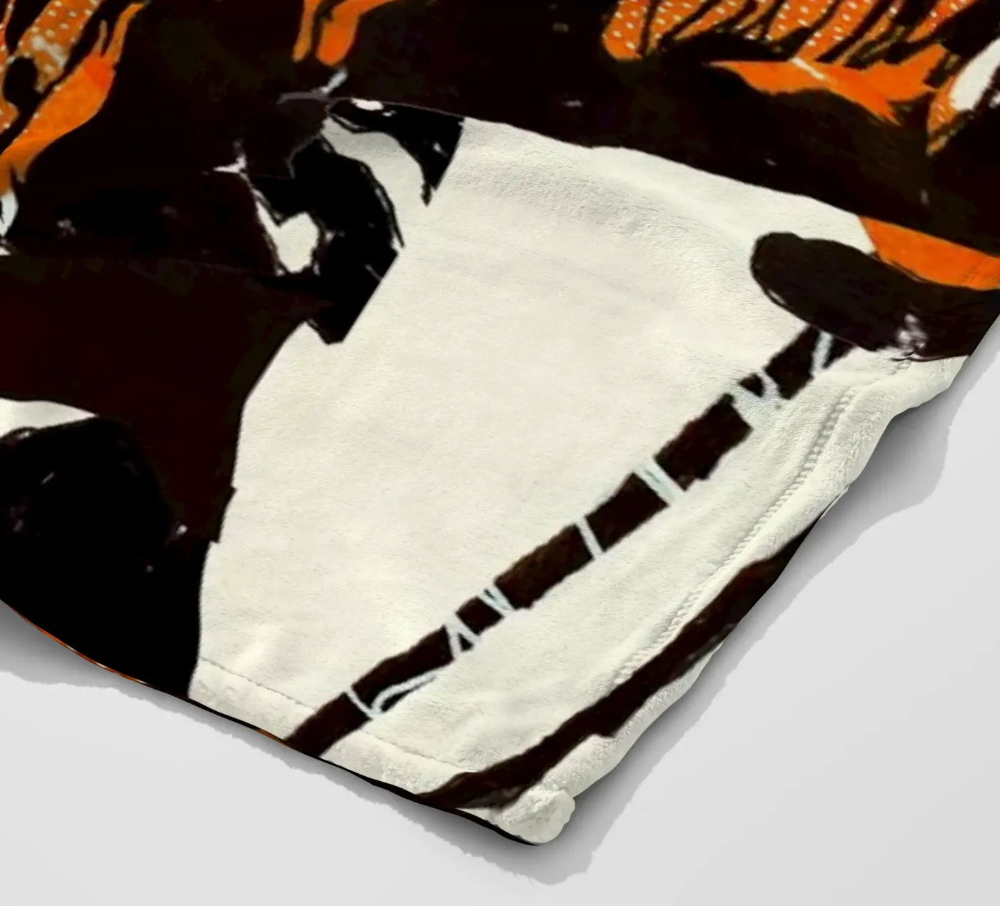 flamingo eclipse2 fleece blanket by Giulio Iurissevich