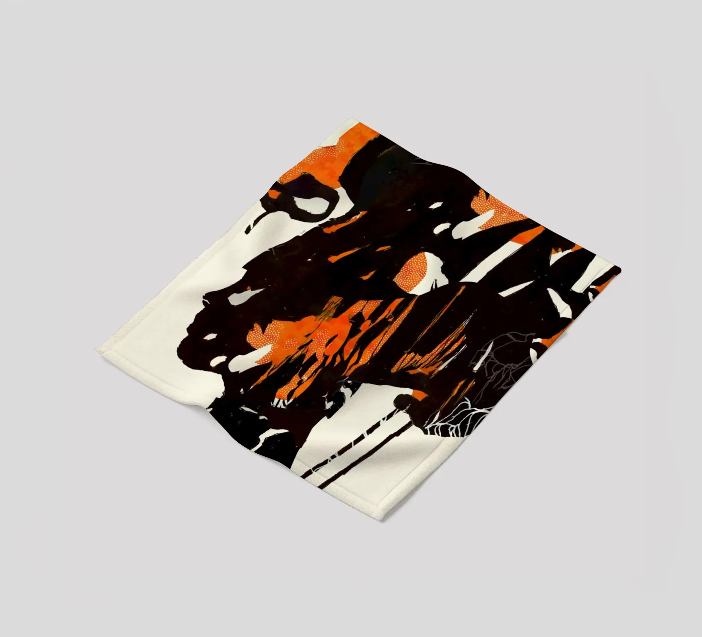 flamingo eclipse2 fleece blanket by Giulio Iurissevich