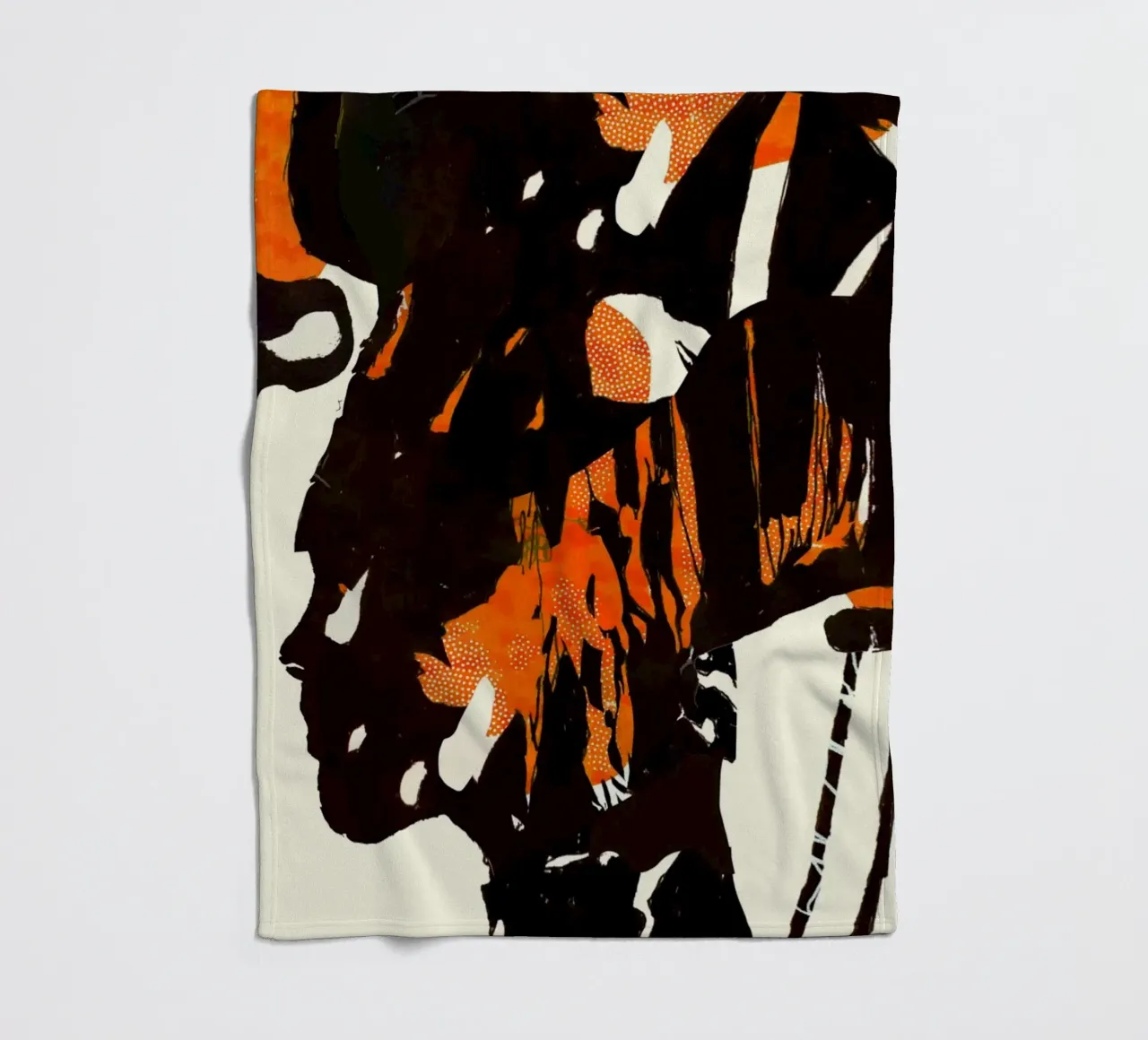 flamingo eclipse2 Fleecedecke von Giulio Iurissevich