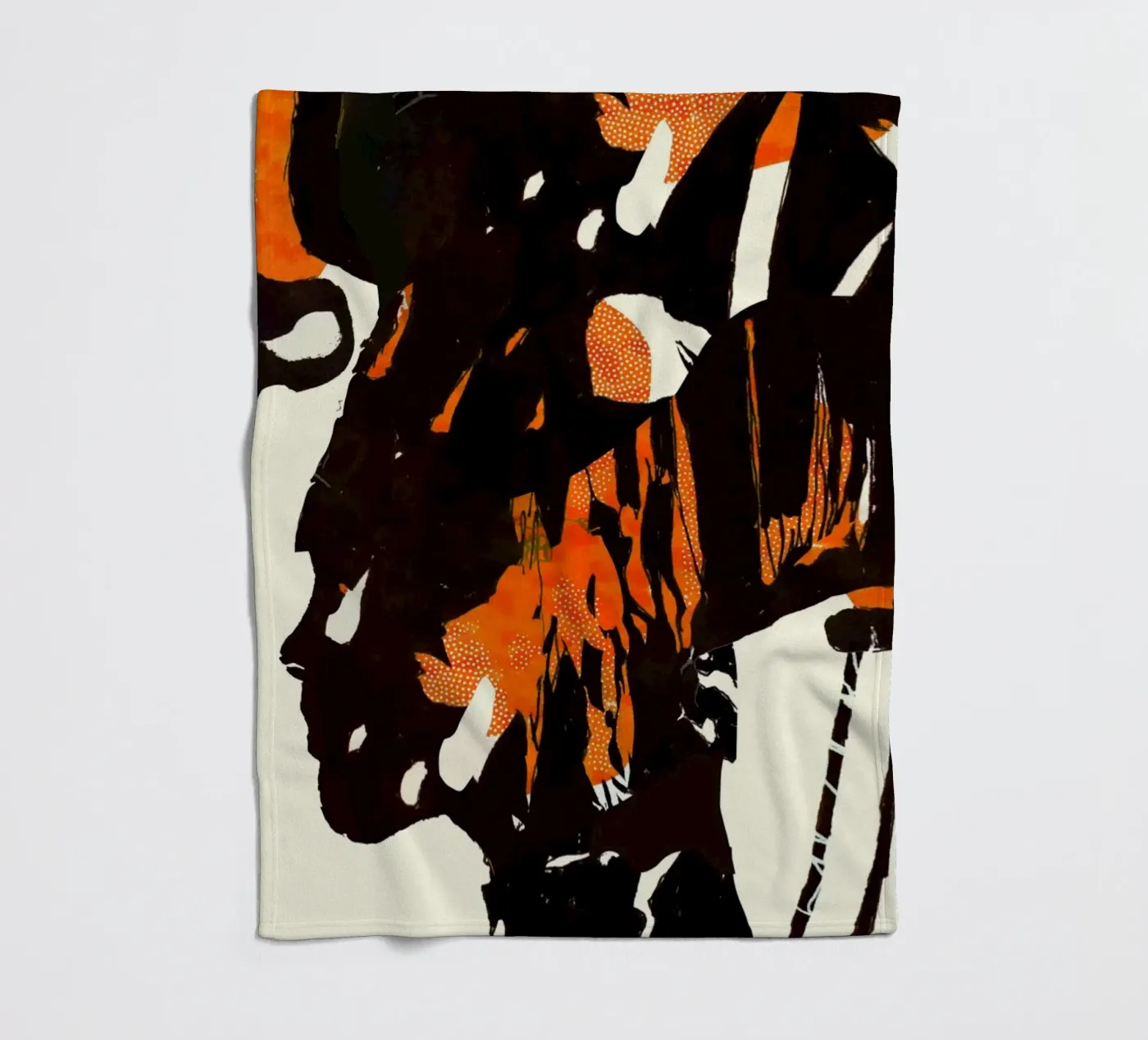 flamingo eclipse2 fleece blanket by Giulio Iurissevich