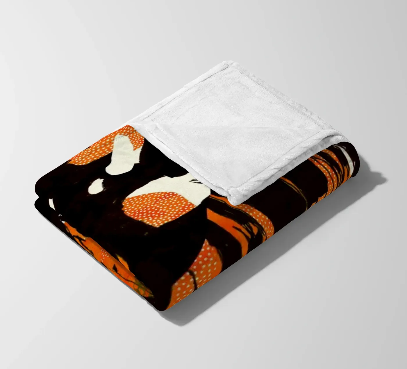 flamingo eclipse2 fleece blanket by Giulio Iurissevich