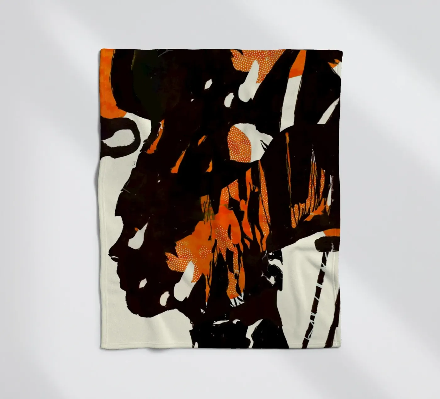 flamingo eclipse2 fleece blanket by Giulio Iurissevich