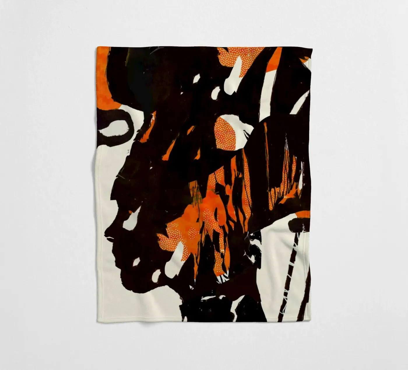 flamingo eclipse2 fleece blanket by Giulio Iurissevich